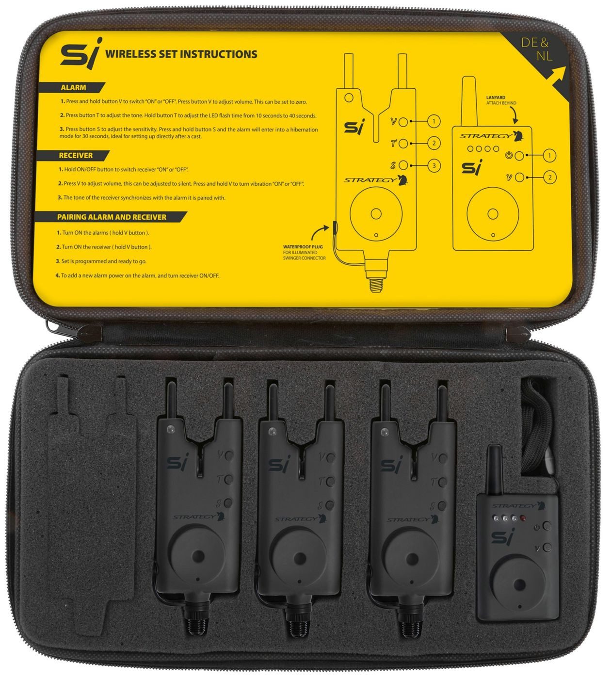 Strategy elektronischer Bissanzeiger Strategy Si Alarm Set 3+1 - 3 Bissanzeiger + 1 Receiver