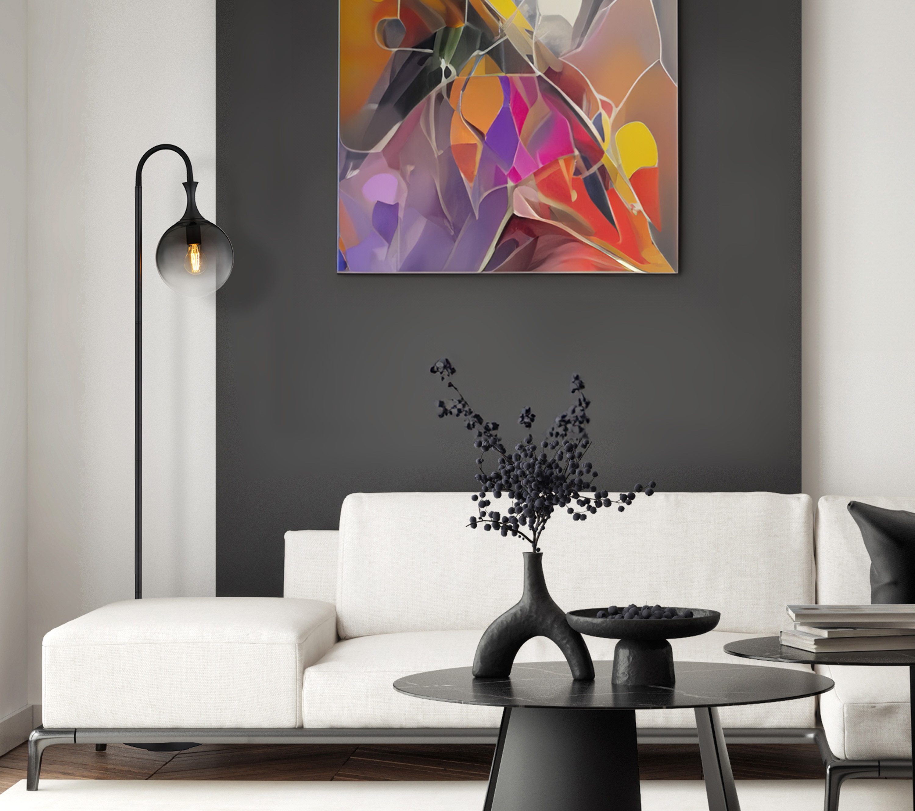 GLOBO LIGHTING Stehlampe DALTON, ohne Leuchtmittel, günstig online kaufen