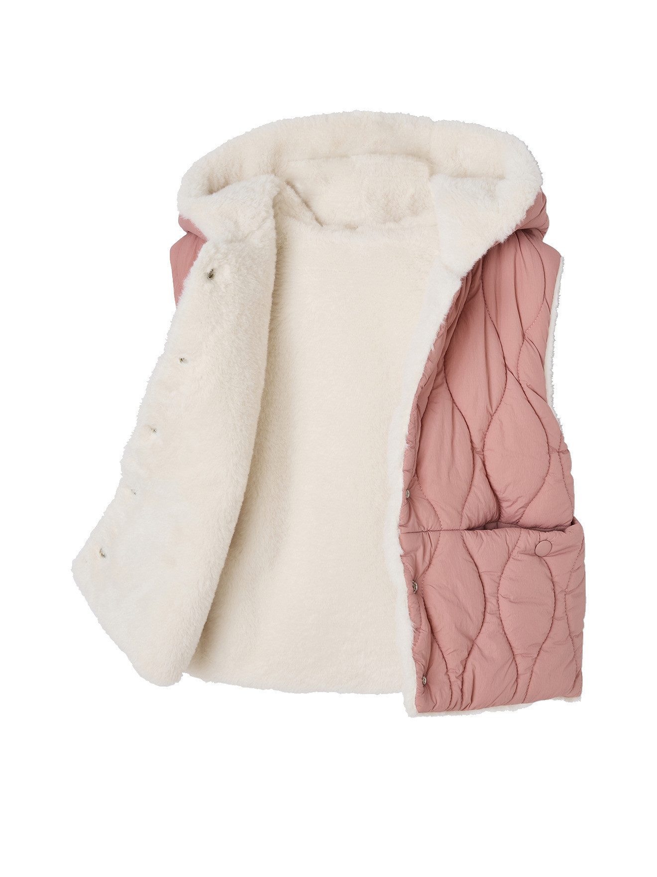 vertbaudet Steppjacke 1017480001 wendbar