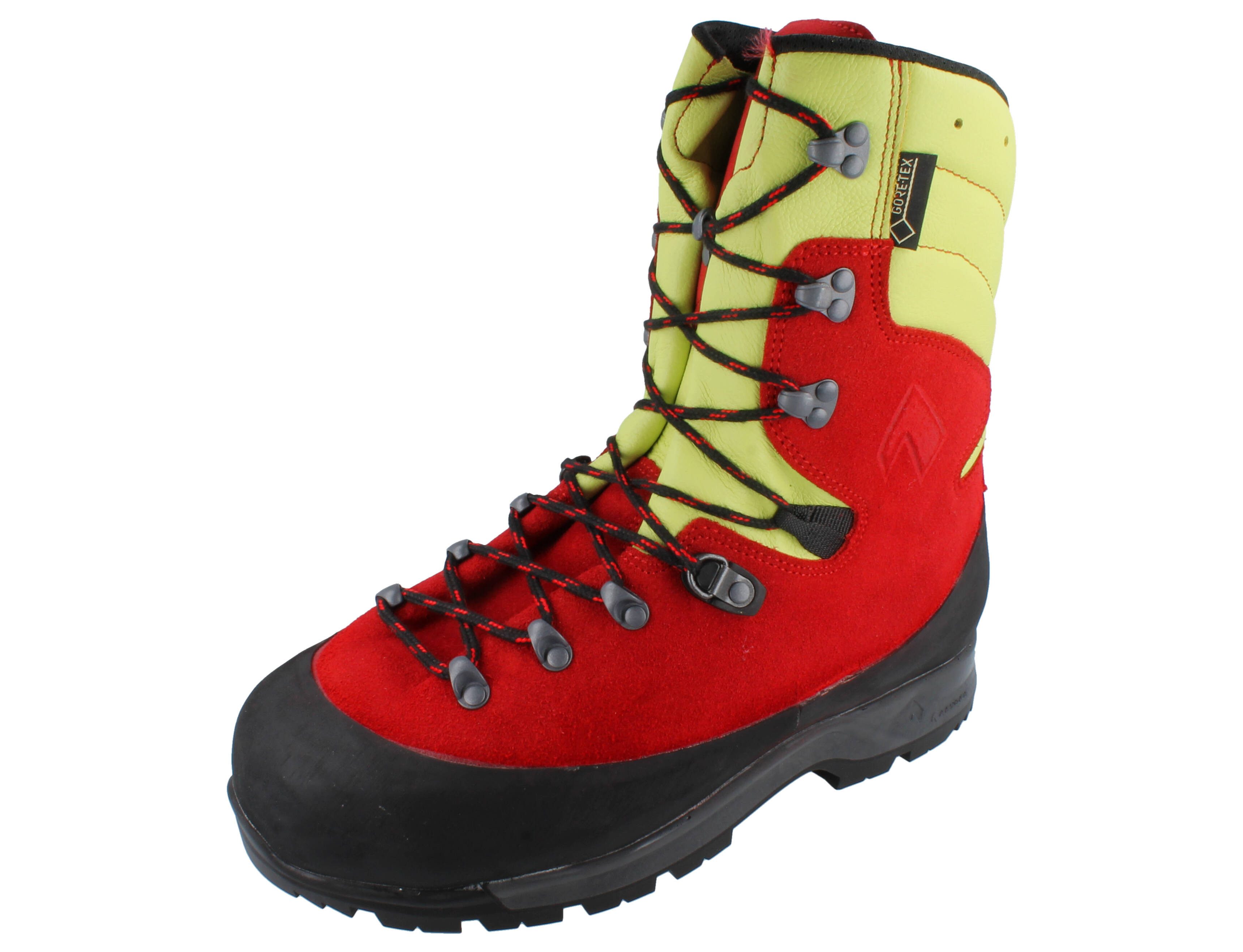 haix HAIX Protector Forest 2.1 SB Schnittschutzstiefel red/yellow - Größe: Schnittschutzstiefel Wasserdicht