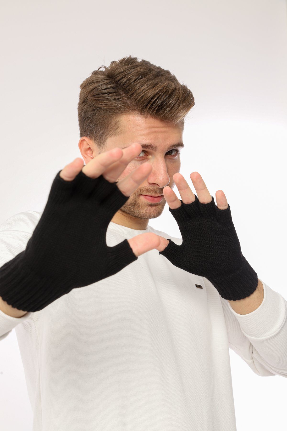 herémood Strickhandschuhe Handschuhe Winterhandschuhe Rippstrick Strickhand günstig online kaufen