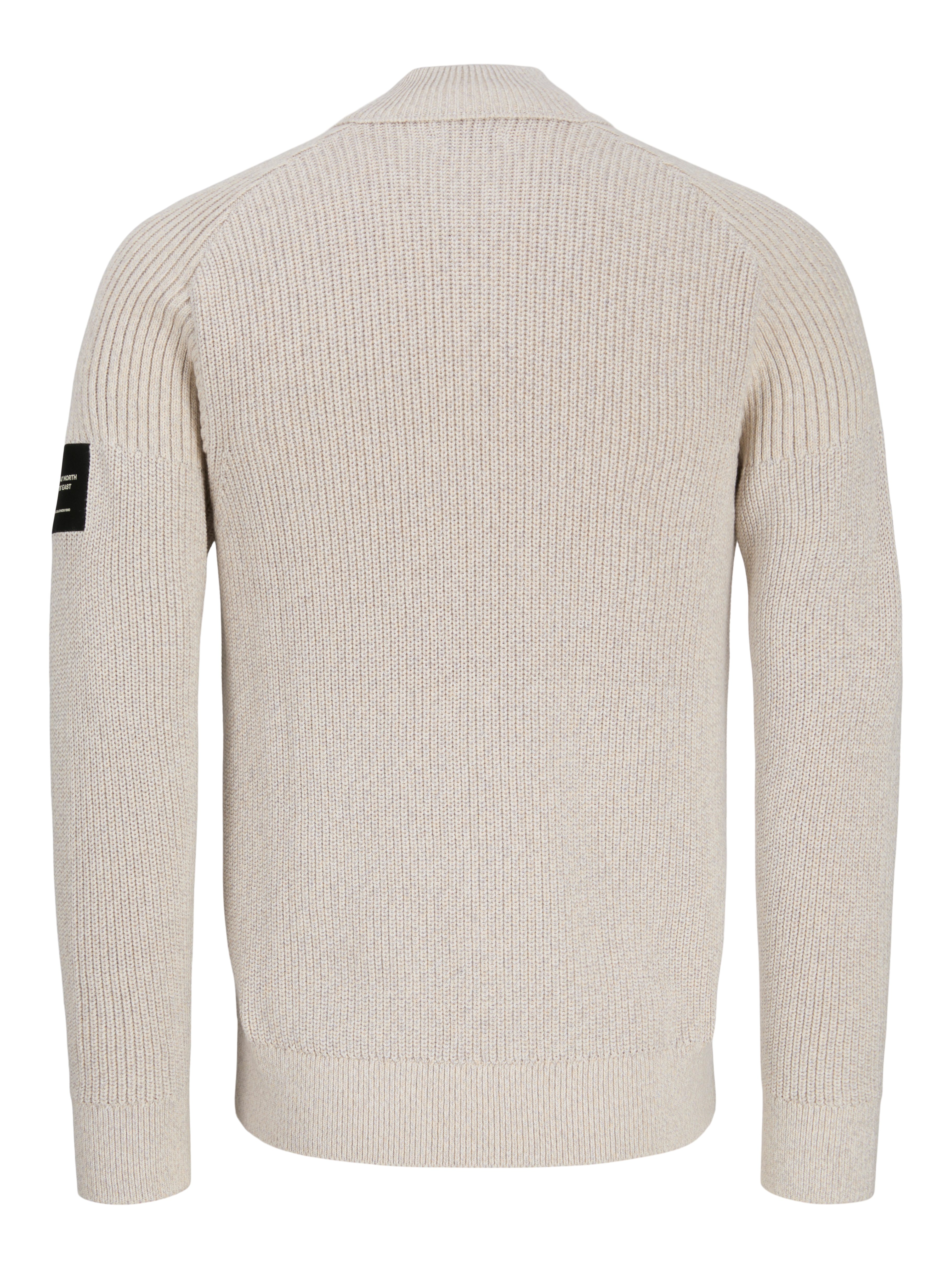 Jack & Jones Strickjacke JJCLEVELAND KNIT ZIP CARDIGAN Baumwolle, regular Fit – Bild 2 von 4
