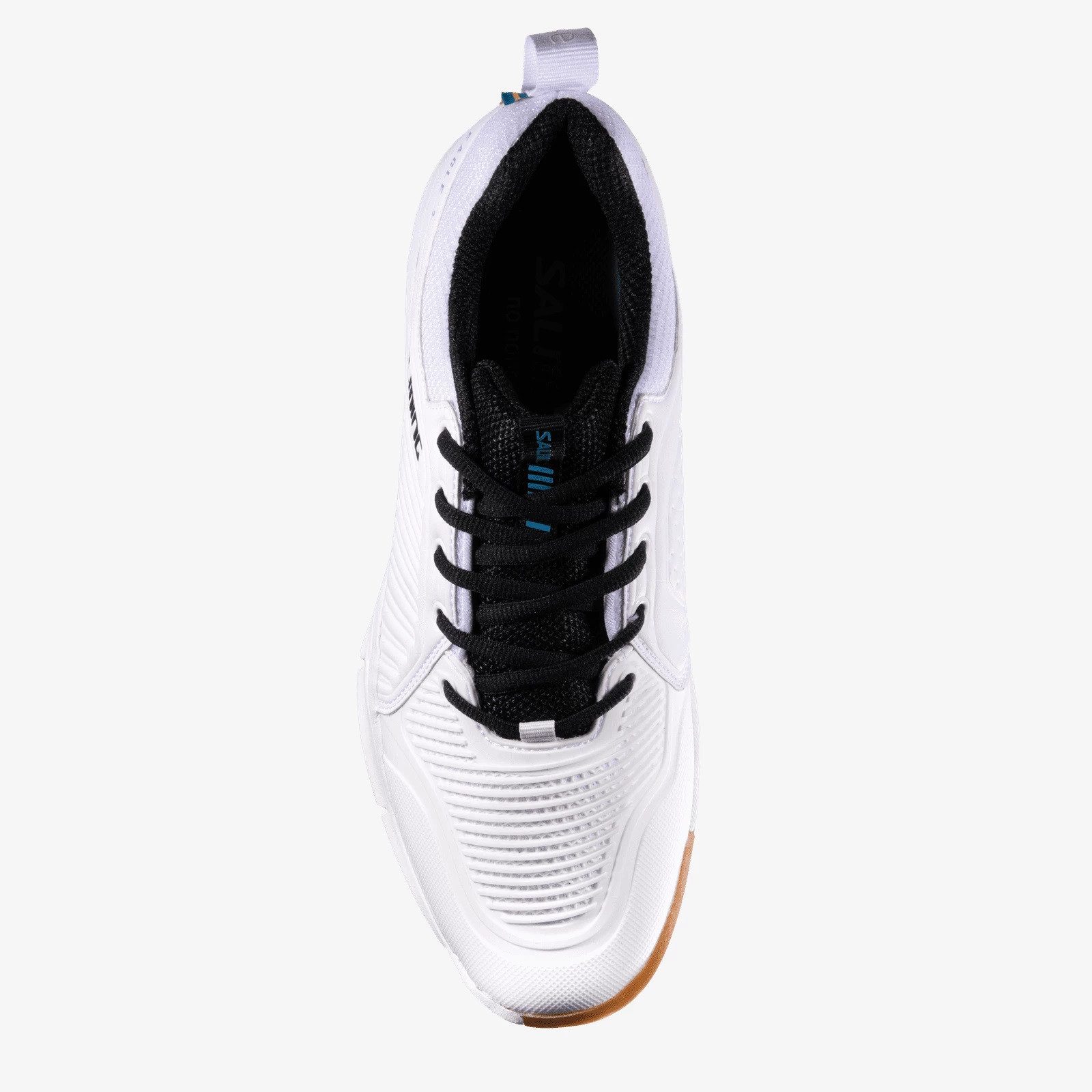 SALMING Hallen-Indoorschuhe Eagle 2 Stabilität/Komfort 2023 weiss/schwarz Badmintonschuh
