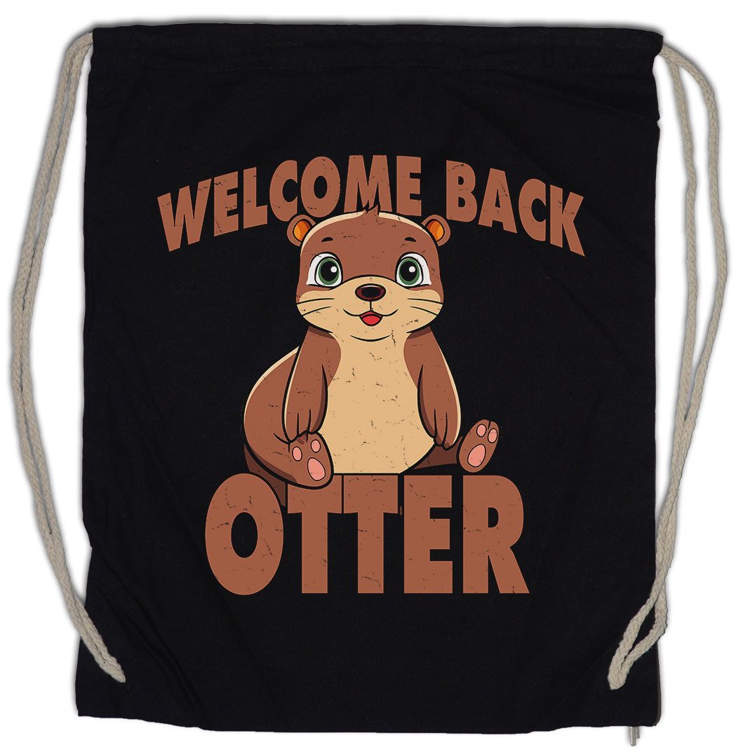 Turnbeutel Welcome Back Otter Turnbeutel Cute Sweet Comic Wildlife lontra Nutria
