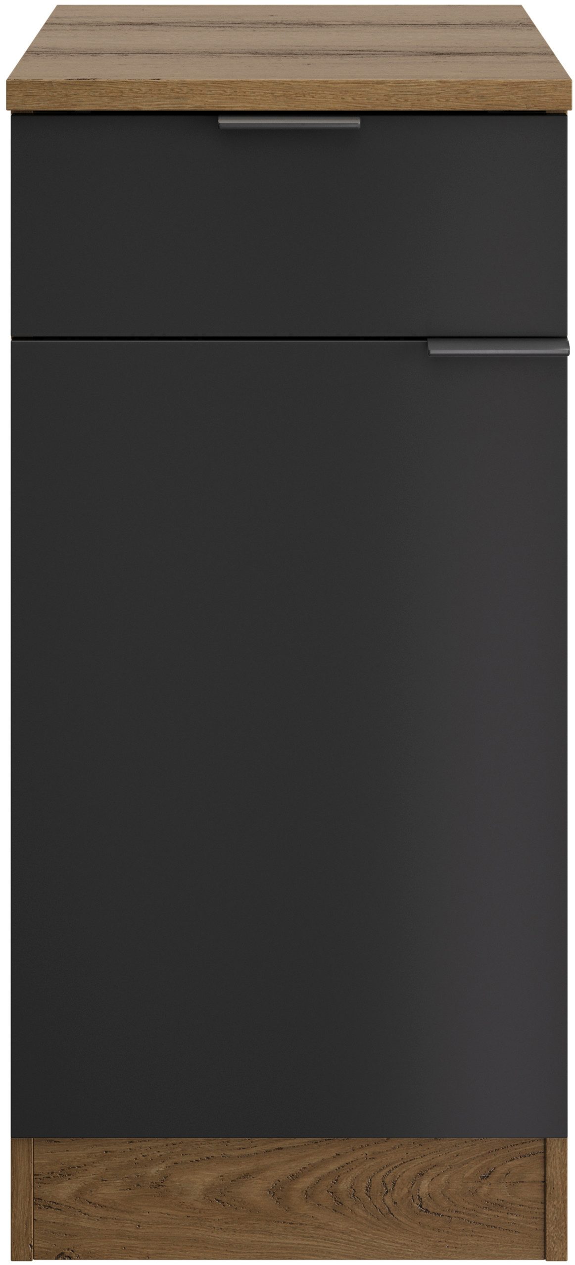 Gami Unterschrank Eden Küche Unterschrank B.40 1 Tür 1 Schublade Unterschrank mit 1Tür und 1 Schublade Breite 40 cm