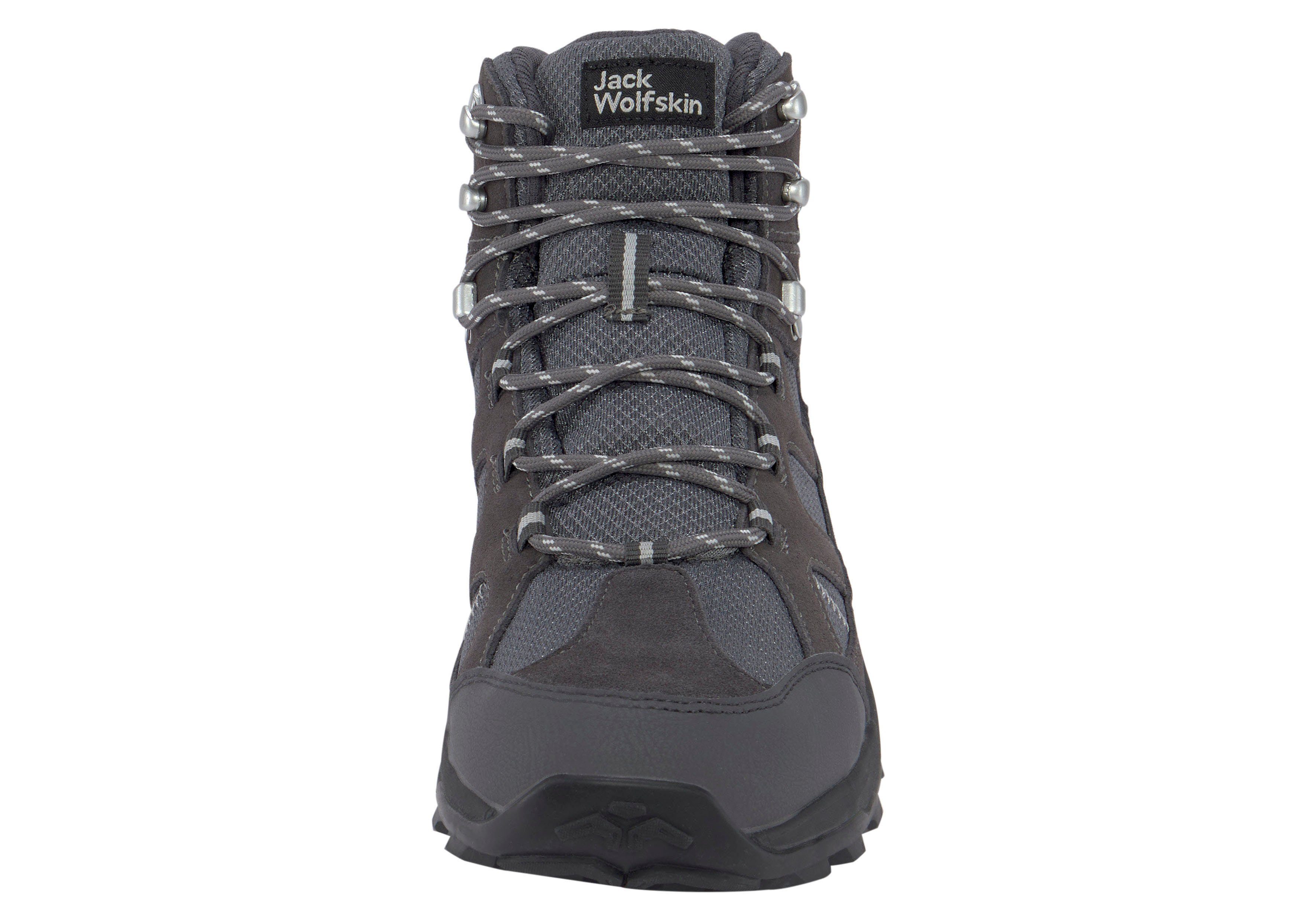 Jack Wolfskin TRAIL HIKER TEXAPORE MID M Wanderschuh wasserdicht, Trekkingschuh