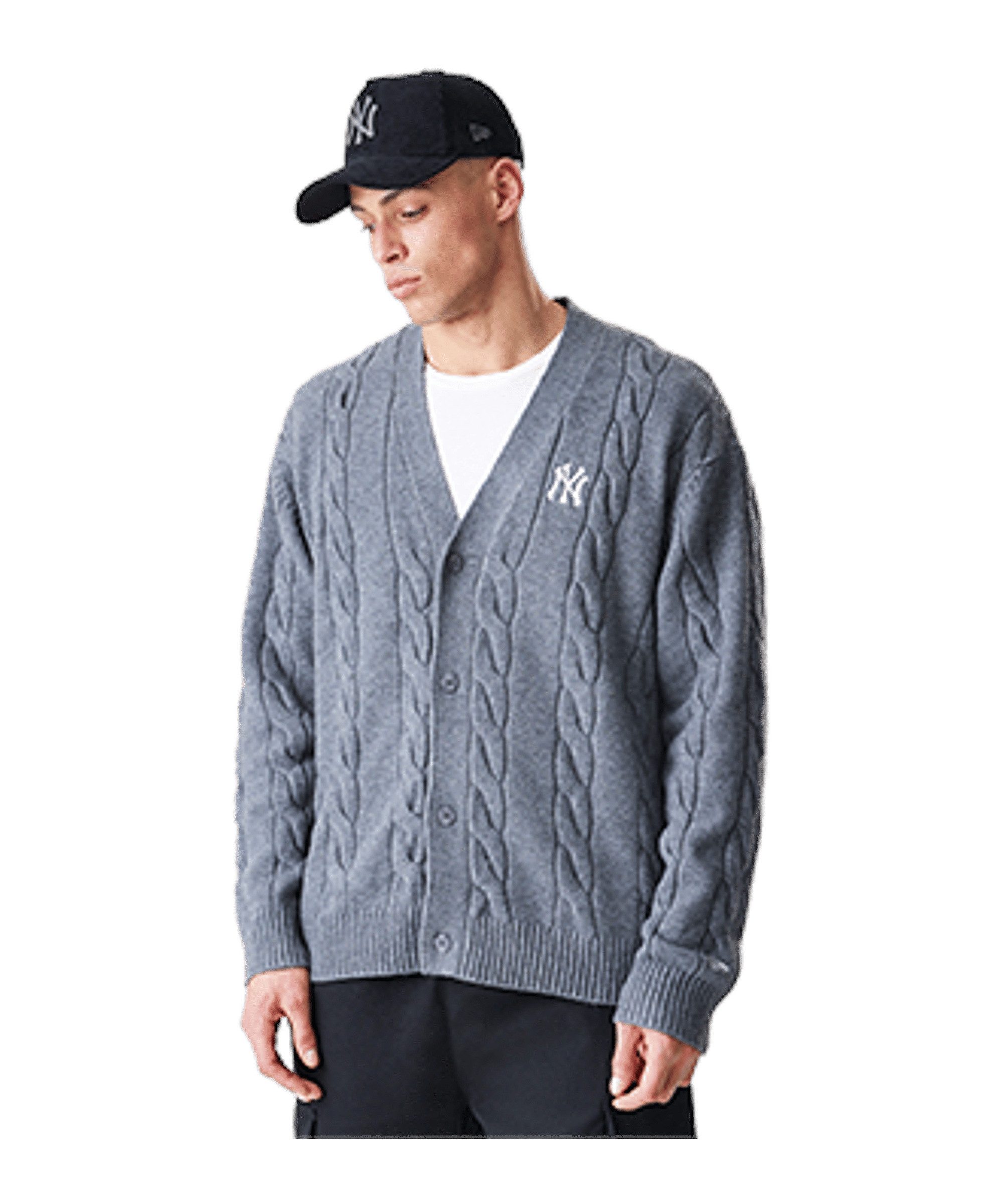 New Era Sweatjacke New Era MLB Knit New York Yankees Jacke Baumwolle