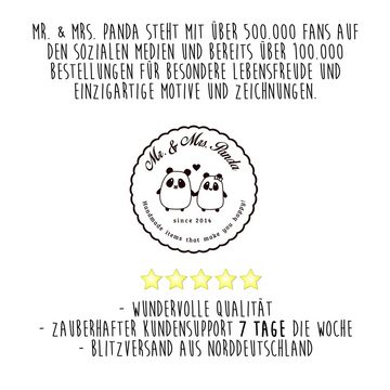 Mr. & Mrs. Panda Handtuch Roter Panda - Gelb Pastell - Geschenk, Gute Laune, Tiere, Frottier, T, (1-St), Allrounder