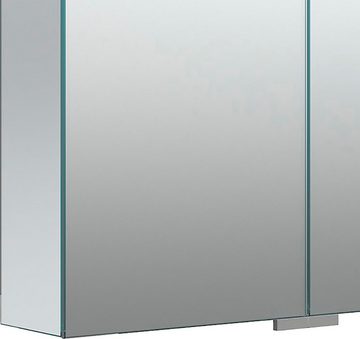 welltime Spiegelschrank G-Line doppelseitig verspiegelt und mit verspiegelten Seitenwänden, Softclose