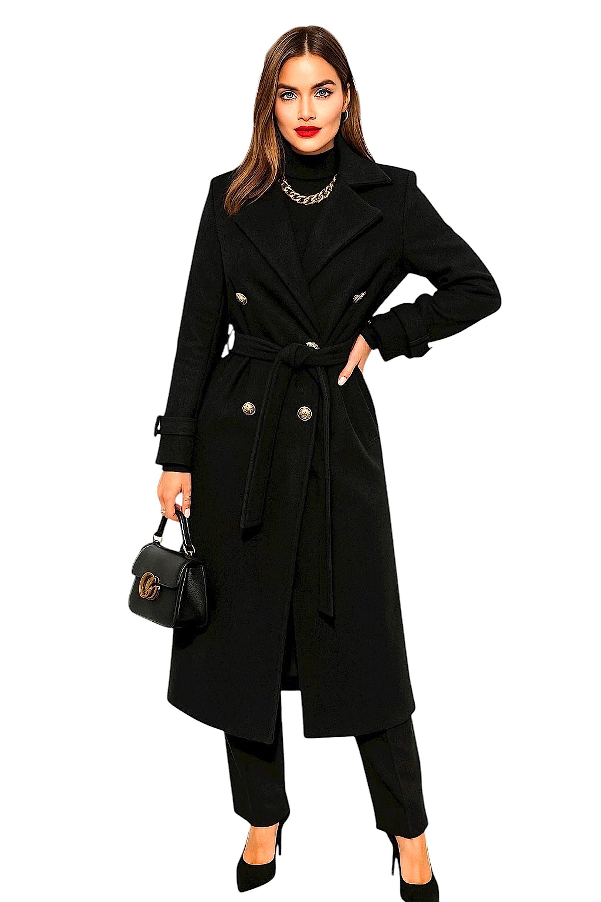 Worldclassca Trenchcoat Worldclassca Damen Trenchcoat mit Gürtel Reverskrag günstig online kaufen