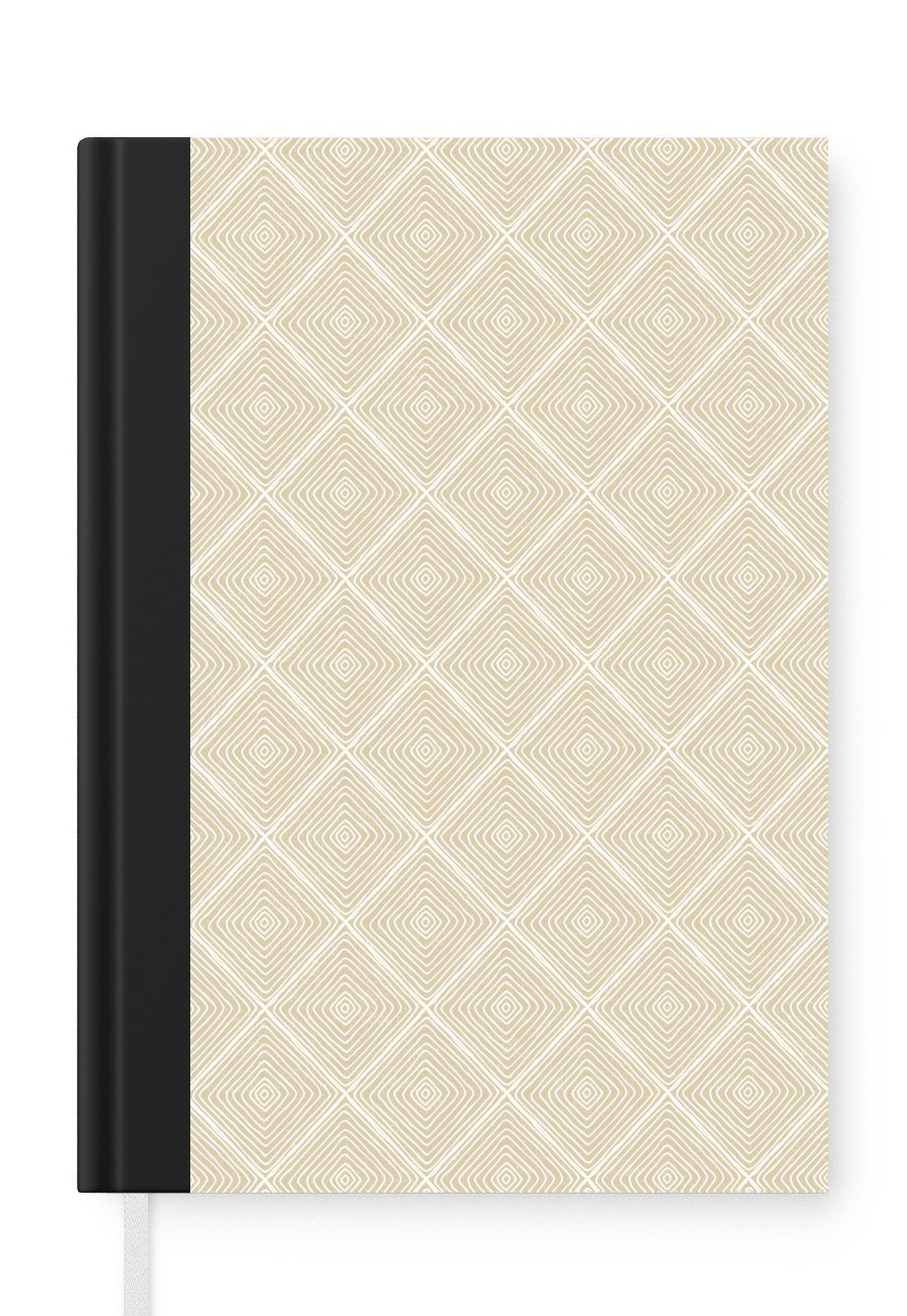 MuchoWow Notizbuch Kacheln - Design - Abstrakt, Journal, Merkzettel, Tagebuch, Notizheft, A5, 98 Seiten, Haushaltsbuch