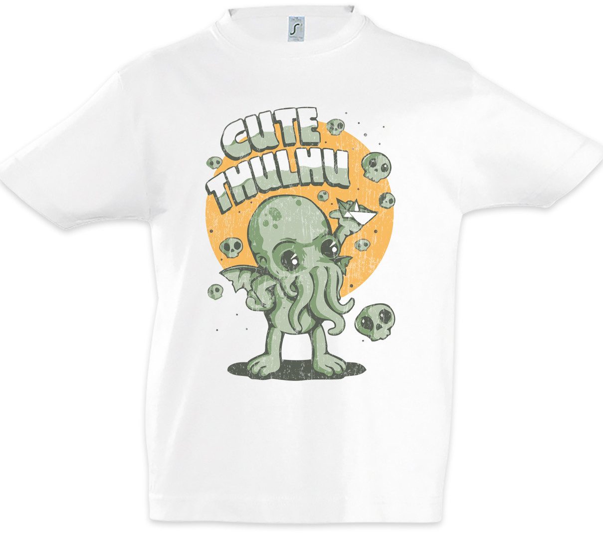 Print-Shirt Cute Thulhu Kinder T-Shirt Cthulhu H.P. HP Arkham Baby Miskatonic