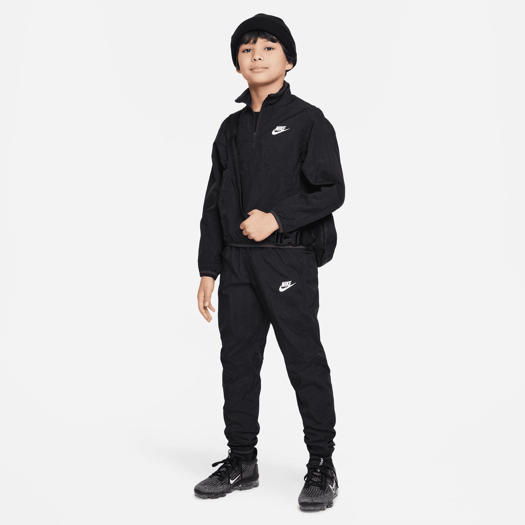 Trainingsanzug BIG BLACK/BLACK/WHITE Sportswear TRACKSUIT Nike KIDS'
