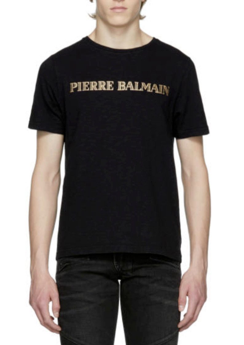 Balmain Paris T-Shirt Pierre Balmain Logo günstig online kaufen