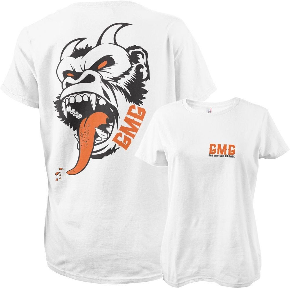 Gas Monkey Garage T-Shirt Deamon Monkey Girly Tee