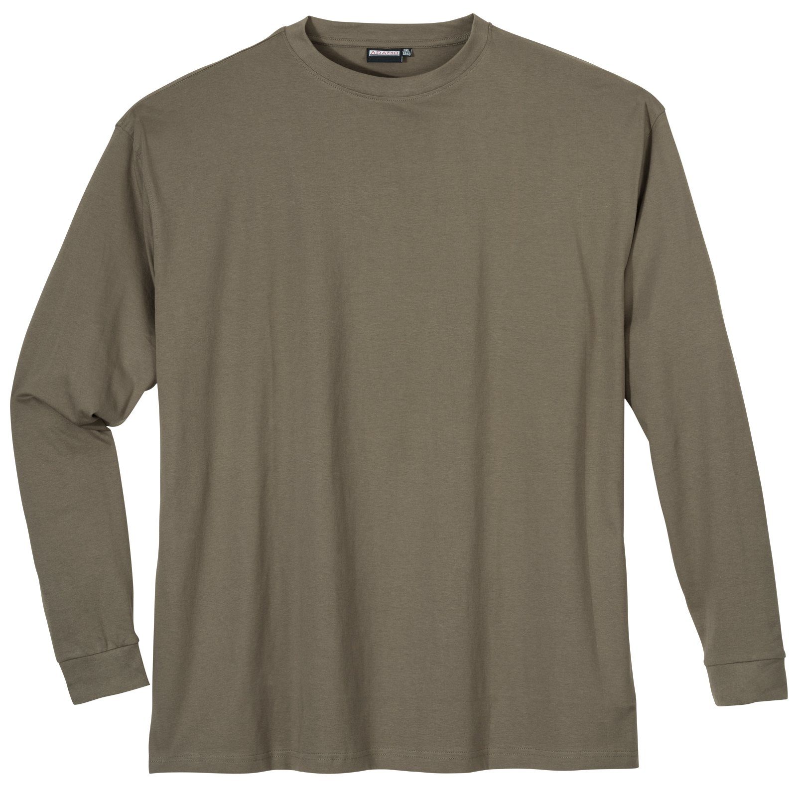 Sweater Adamo Langarmshirt große Größen khaki