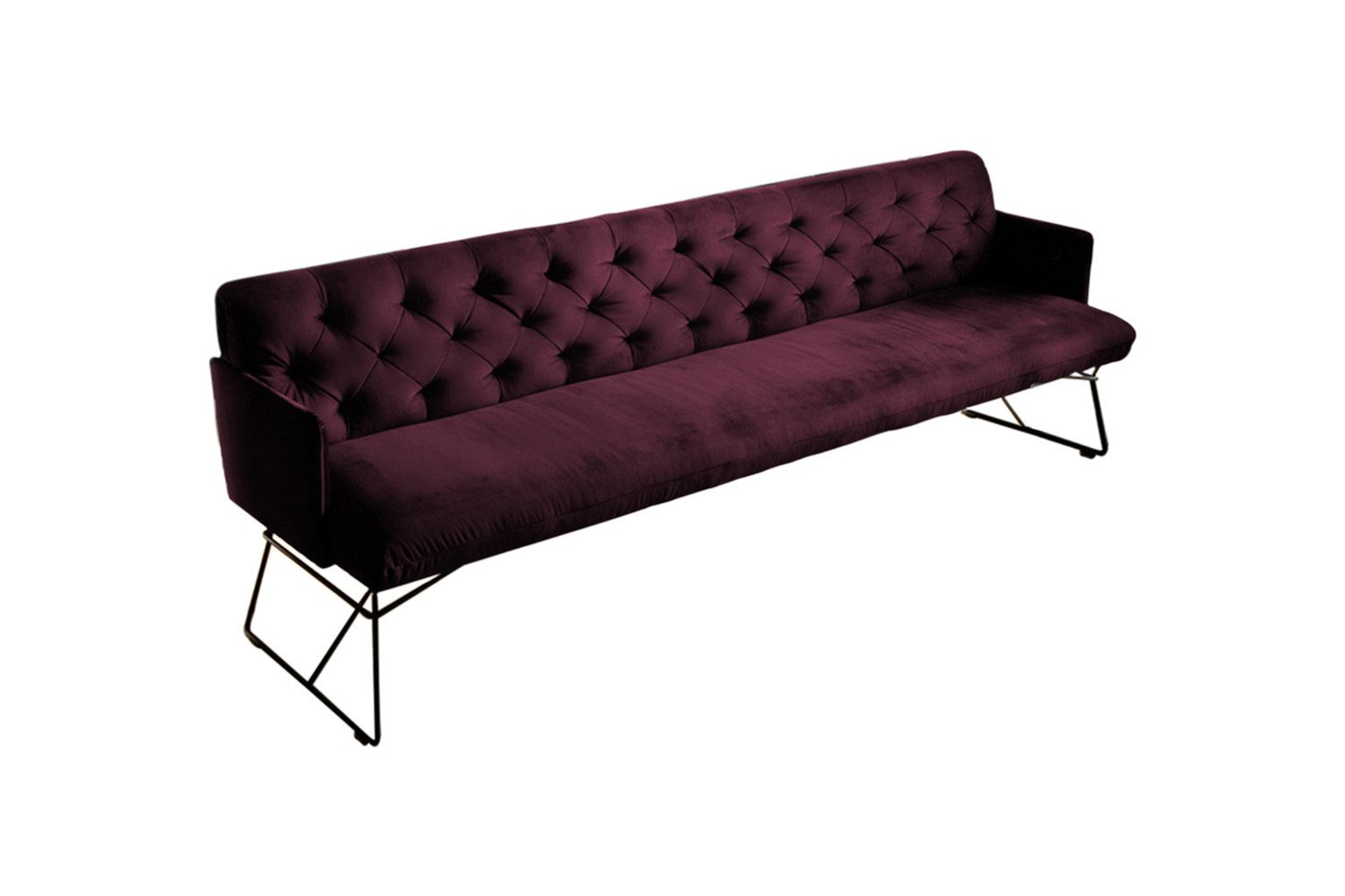 KAWOLA Sitzbank CHARME, Esszimmerbank Polsterbank Velvet verschiedene Größe günstig online kaufen