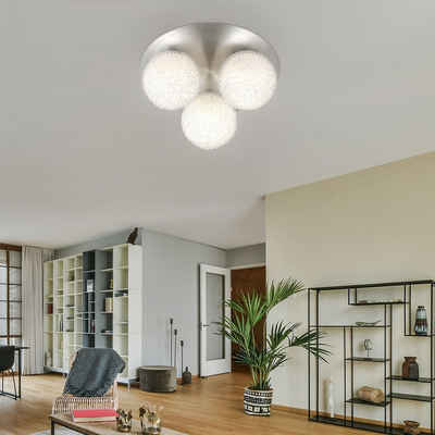 etc-shop LED Deckenleuchte, Leuchtmittel inklusive, Warmweiß, Spotlampe Deckenlampe Deckenleuchte Wohnzimmerlampe Esszimmerleuchte,-