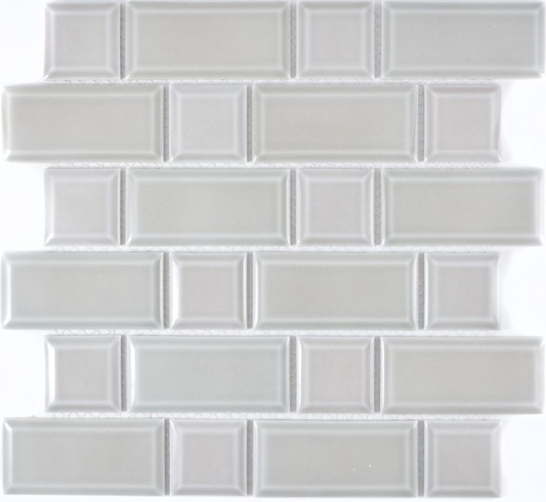 Mosani Mosaikfliesen Metro Subway Fliese Grau Schlamm Facette Mosaik Keramik Küche Wand. € 6,60