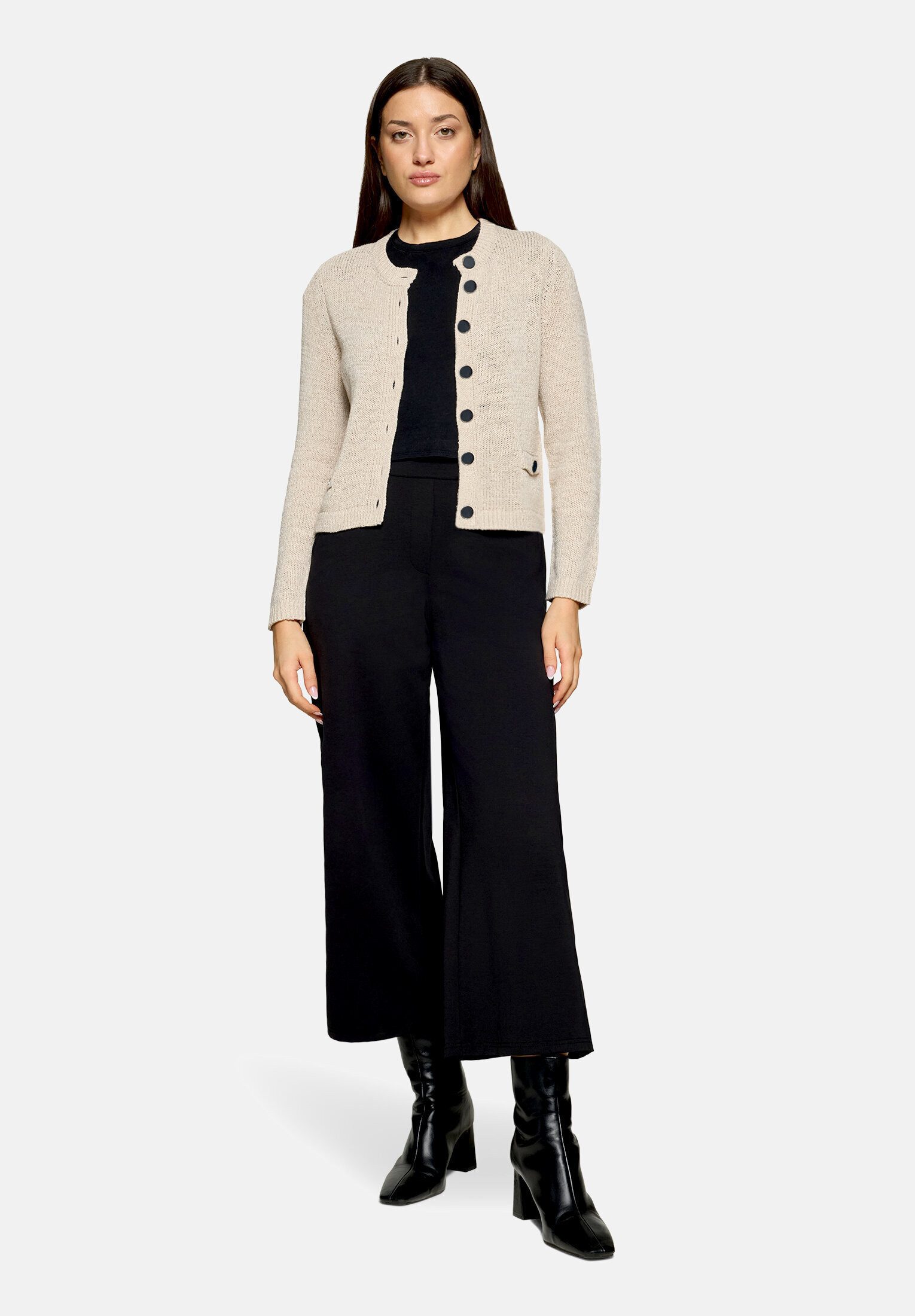 Betty Barclay Strickjacke Damen mit aufgesetzten Taschen (1-tlg)