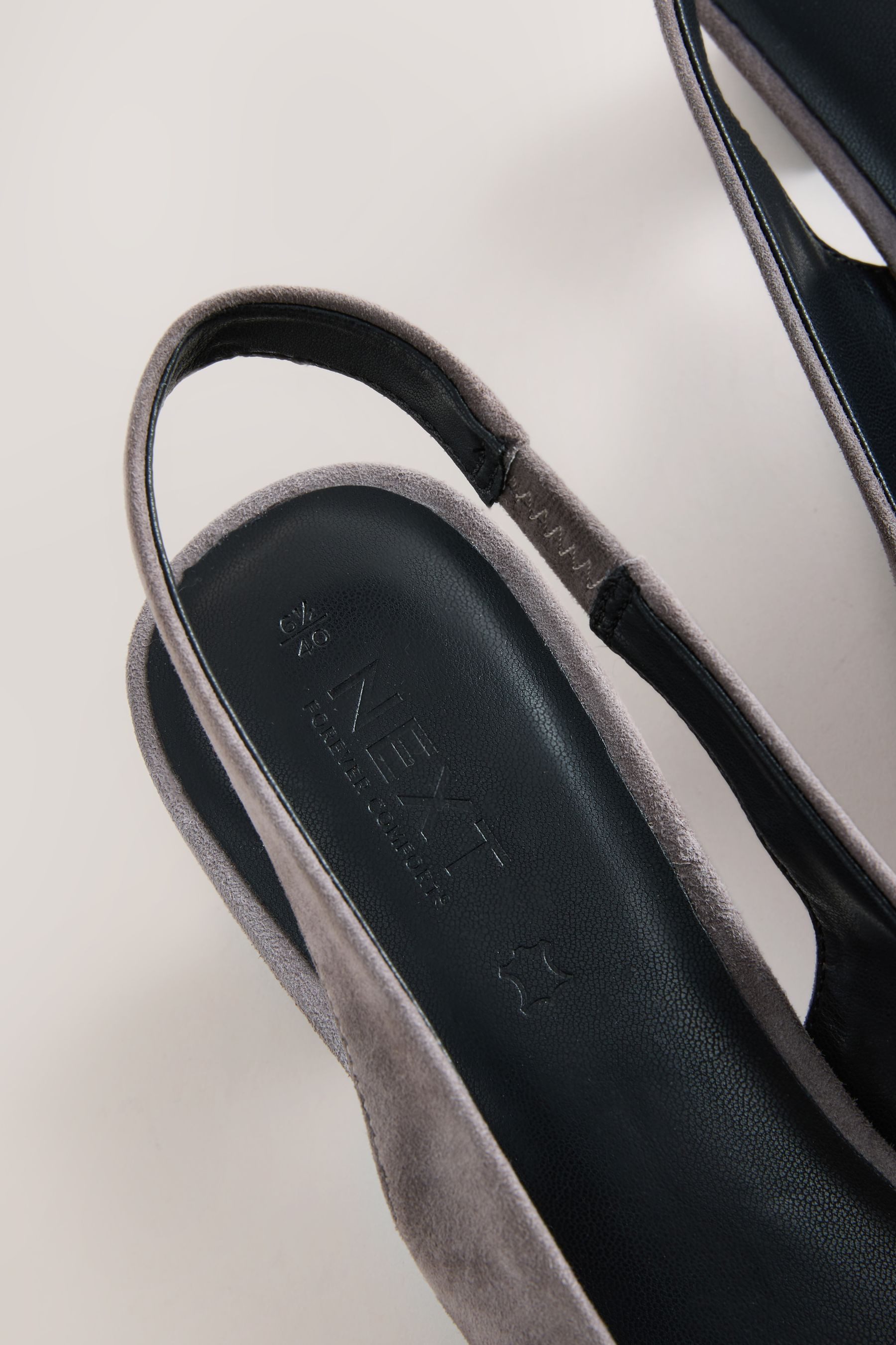 Next Forever Comfort® Slingbacks aus Veloursleder Slingsandale (1-tlg)