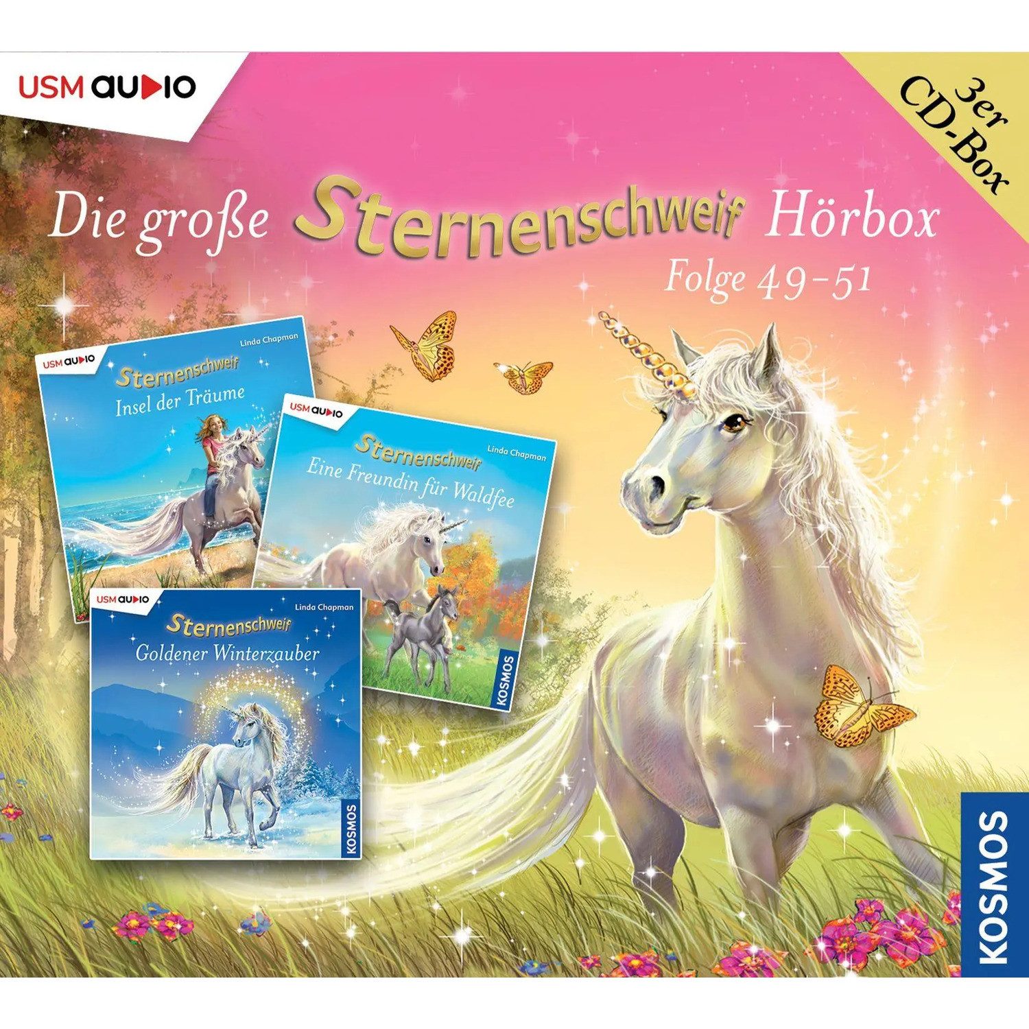 United Soft Media Hörspiel Die große Sternenschweif Hörbox Folgen 49-51 (3 Audio CDs)