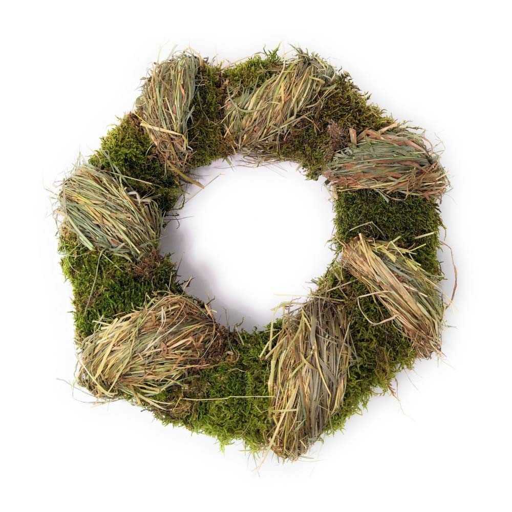 CreaFlor Home Dekokranz GRÜN NATUR, Durchmesser 35 cm