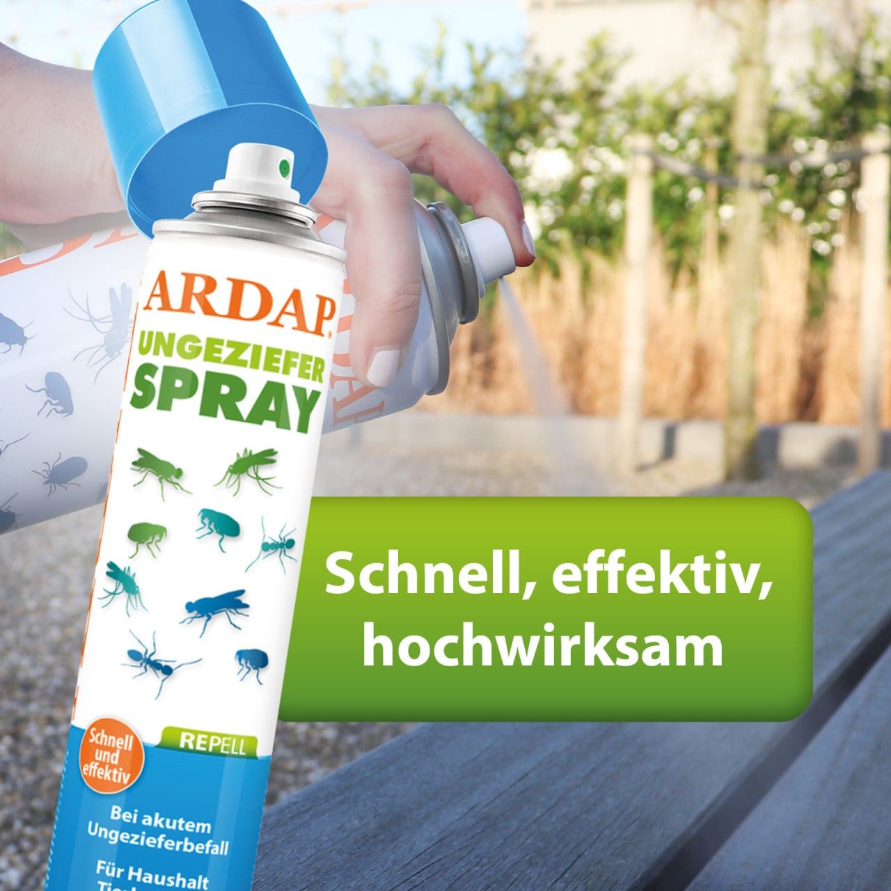 Ardap Insektenvernichter ARDAP Repell Ungezieferspray 750 ml