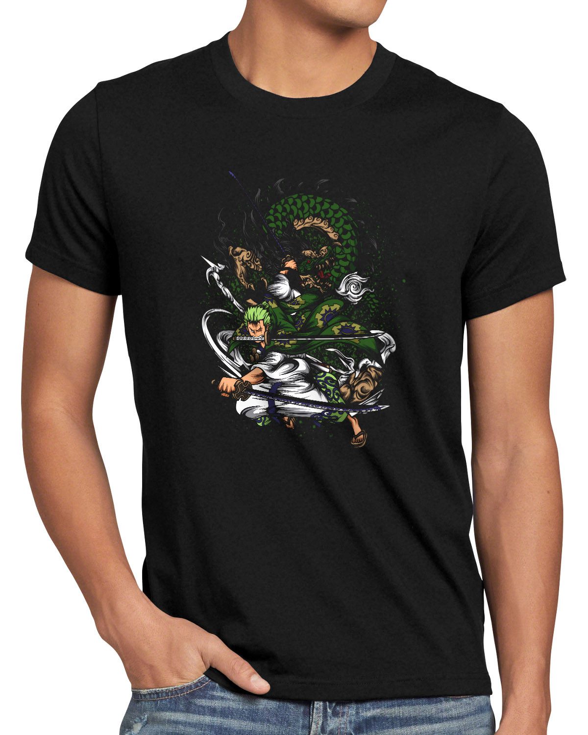 style3 T-Shirt one piece luffy ruffy monkey samurai wano zoro sanji nakama strawhat