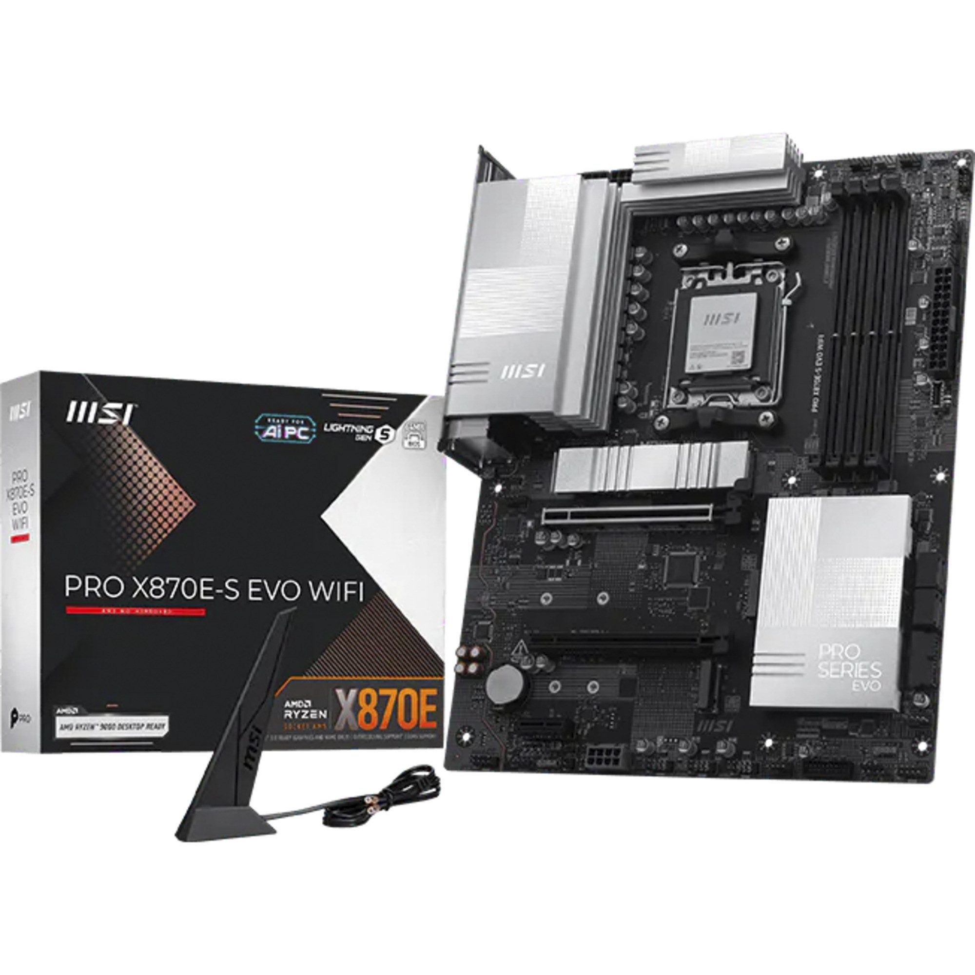 MSI MSI PRO X870E-S EVO WIFI, Mainboard Mainboard Mystic Light