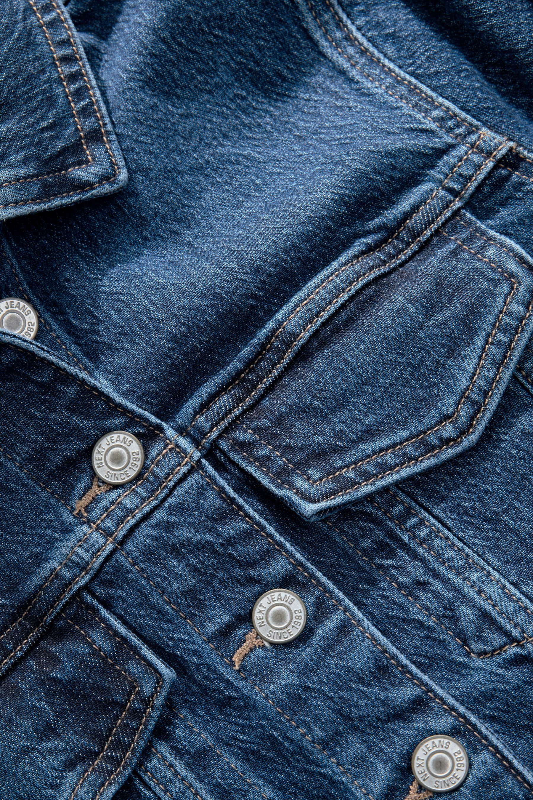 Next Jeansjacke Figurbetonte Jeansjacke – Petite (1-St)