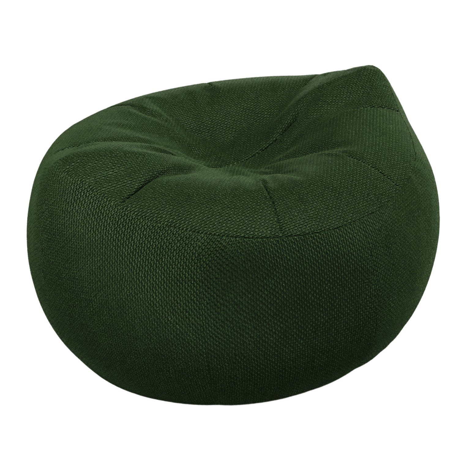 VYNCA Sitzsack Kyto Braid Beanbag (Sitzsack), Indoor Sitzsack, Made in Europe DarkGreen