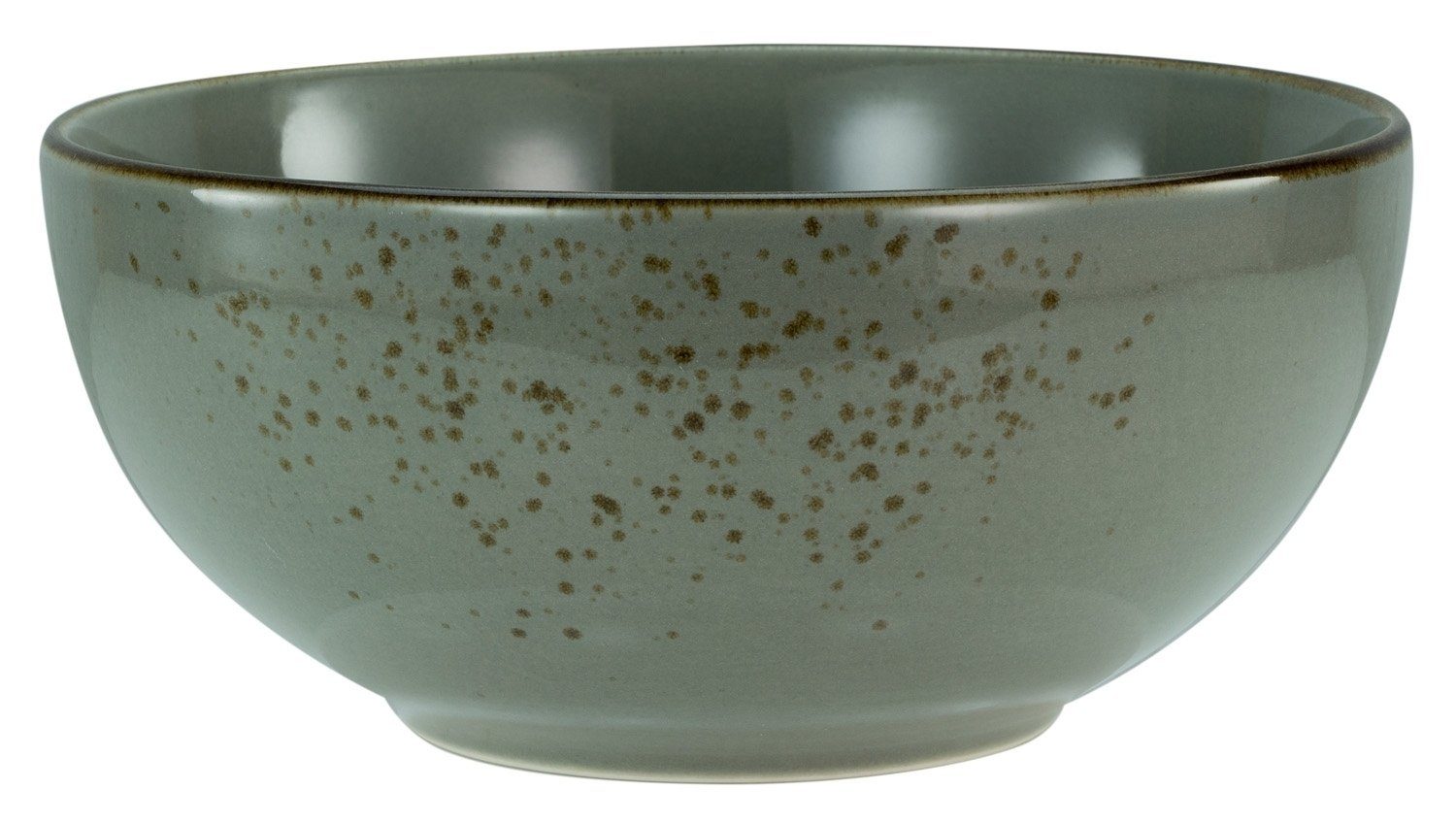 CreaTable Schale Buddha Bowl NATURE COLLECTION, Grau, Ø 18 cm, Steinzeug