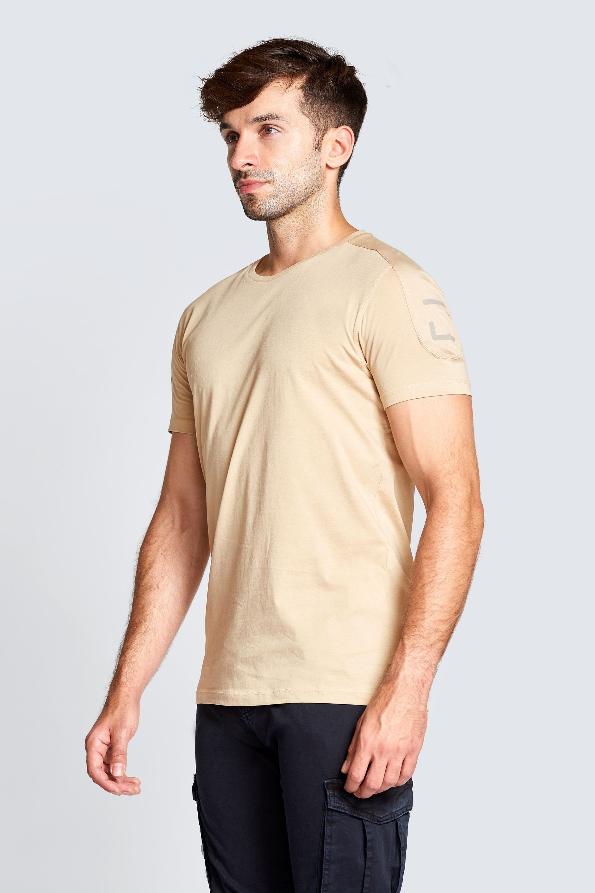 RAY T-Shirt Longshirt (0-tlg) Sand Zhrill