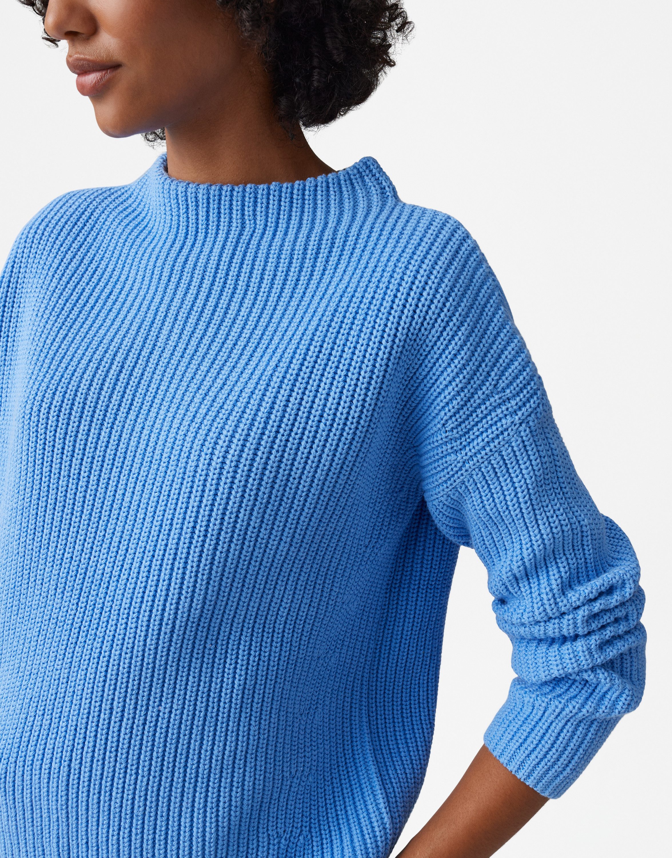 OPUS Strickpullover PARTO Regular aus Baumwolle