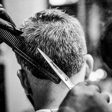 Haryali London Haarschere Professionelle Haarschere 6,5 Zoll Haarschneideschere für Friseure, (1-tlg), rostfreier Stahl
