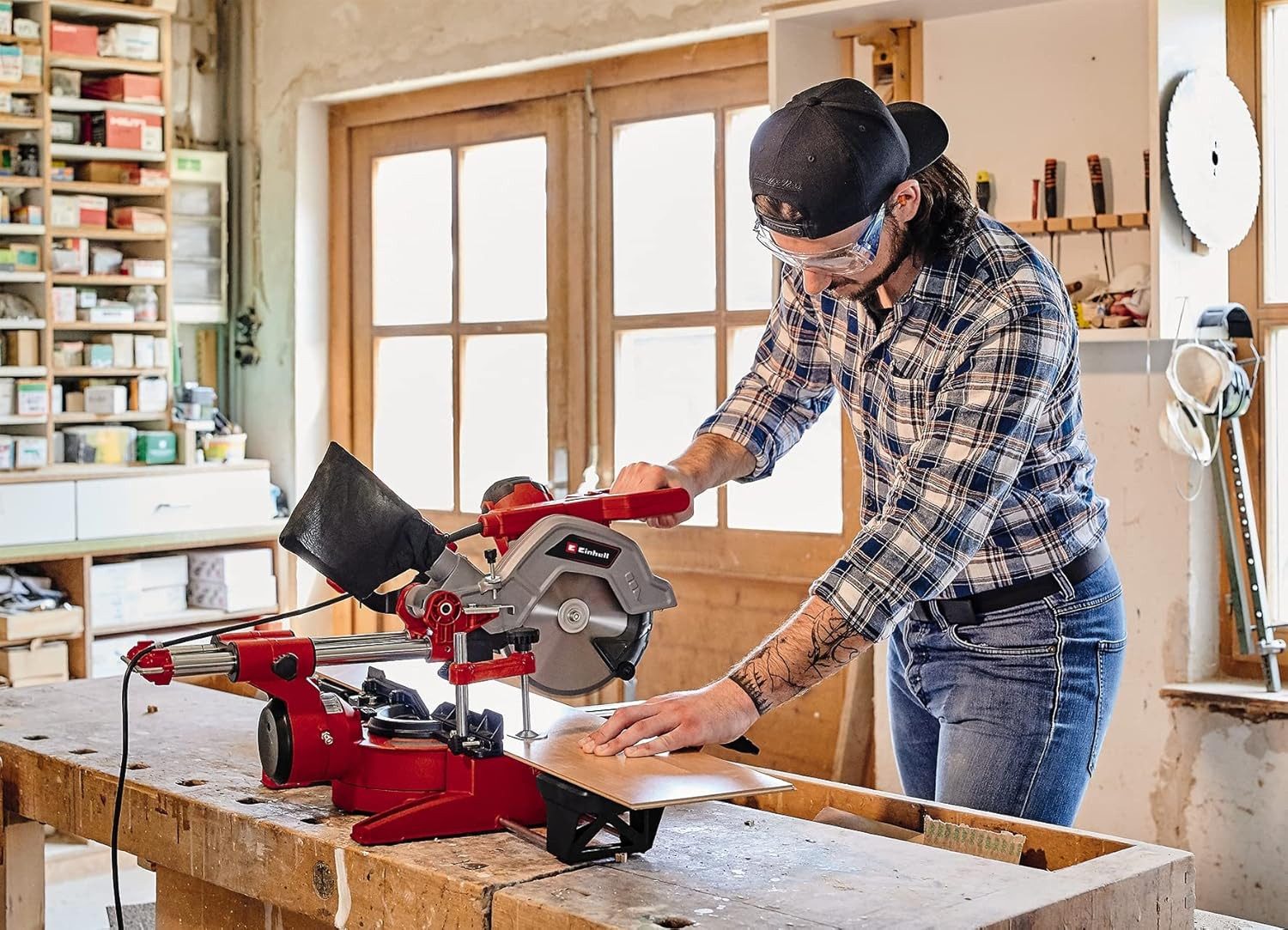 Einhell Gehrungssäge Einhell Zug-Kapp-Gehrungssäge TE-SM 216 Dual