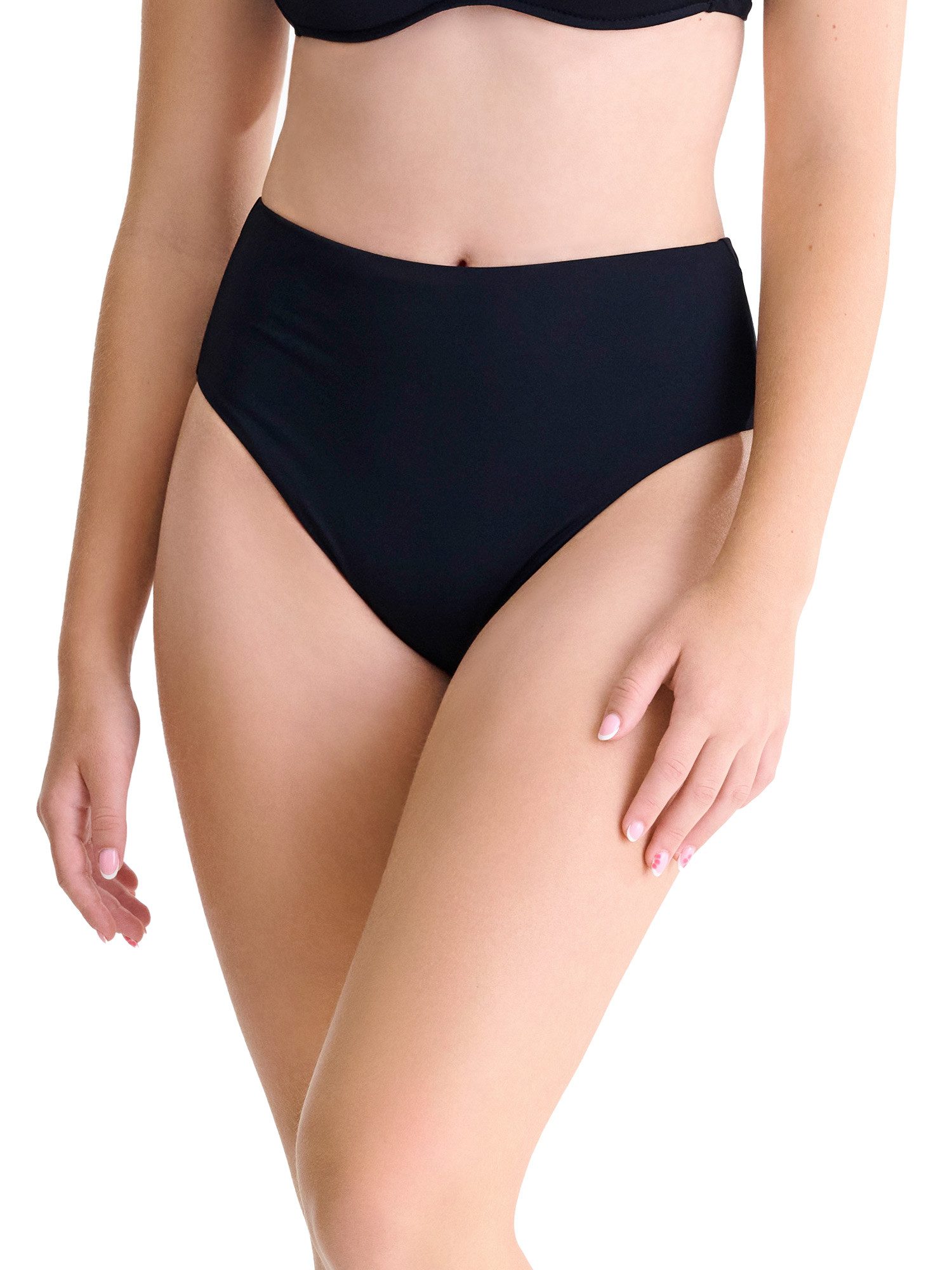 Lisca Bikini-Hose Bikini-Slip high-waist Portofino (Stück, 1-St) taillenhohe Schnittform, Clean-Chic Uni Color
