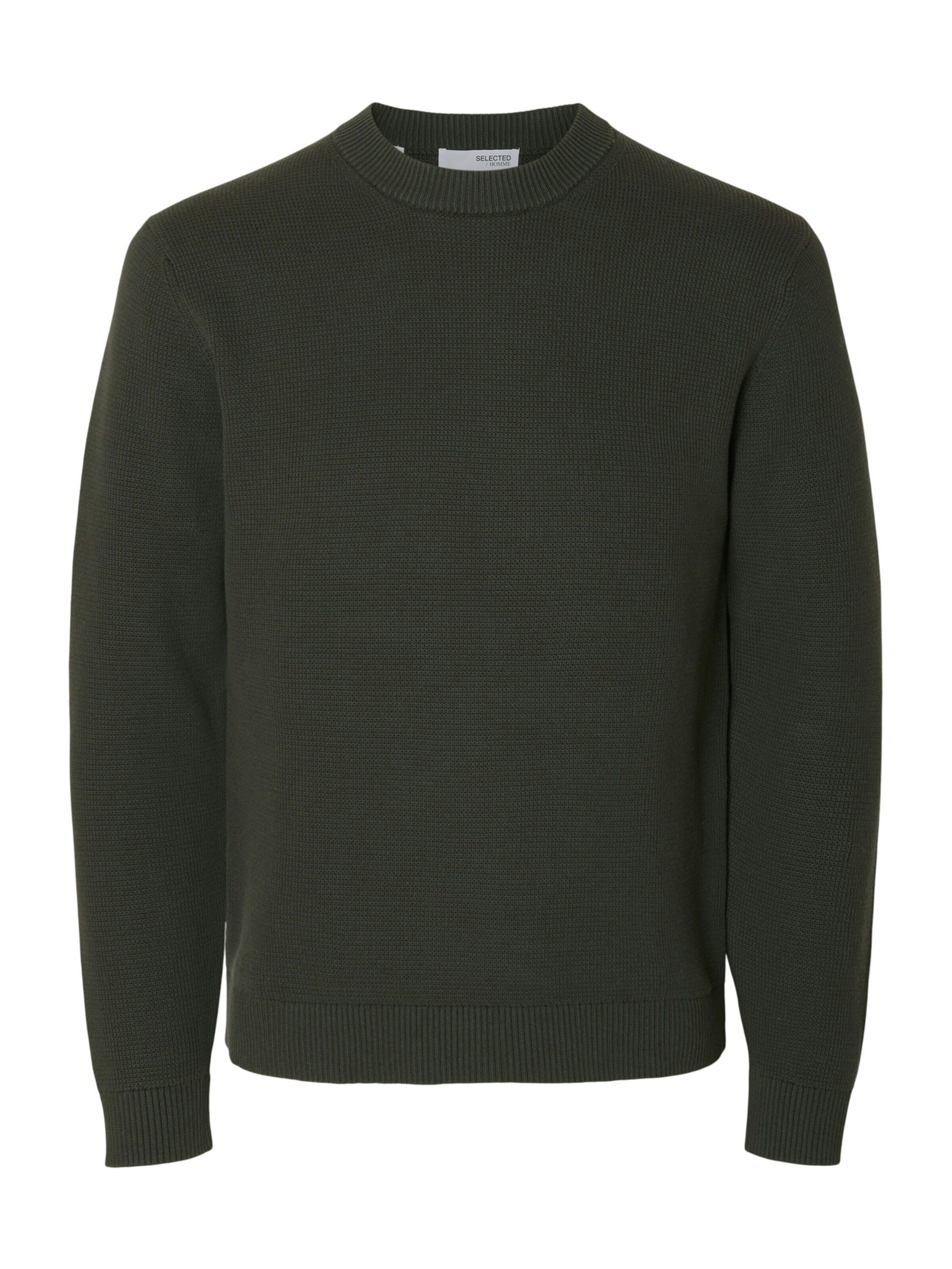 Rundhalspullover SLHDANE LS KNIT STRUCTURE CREW NECK NOOS