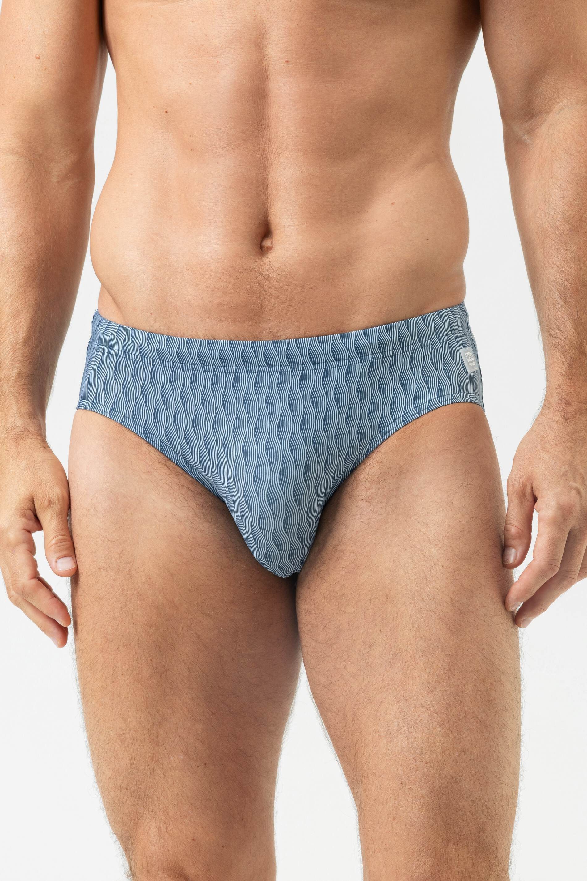 Mey Badeslip Herren Serie Wave Swing Minimal-Print (1-St) Badepants, Gemustert, Chlorecht, Meerwasser-resistent