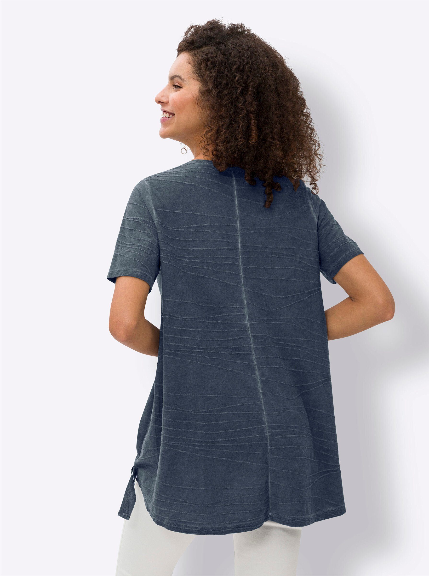 heine T-Shirt Longshirt Kurzarm günstig online kaufen