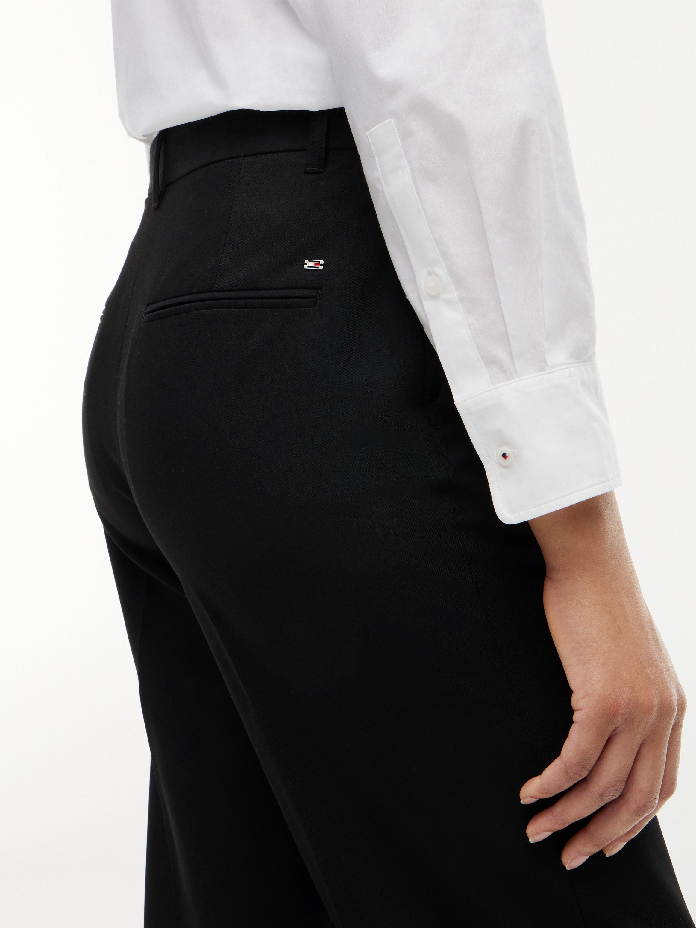 Tommy Hilfiger Anzughose VISCOSE BLEND STRAIGHT PANT Materialmix, straight fit, in großen Größen – Bild 3 von 5