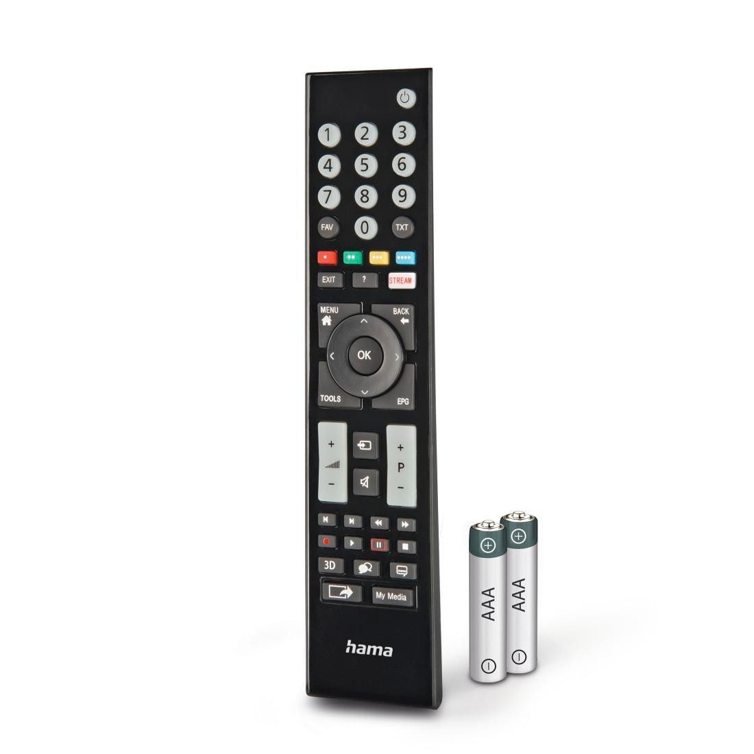 Hama Universal Ersatzfernbedienung für Grundig TV, lernfähig Universal-Fernbedienung (1-in-1)