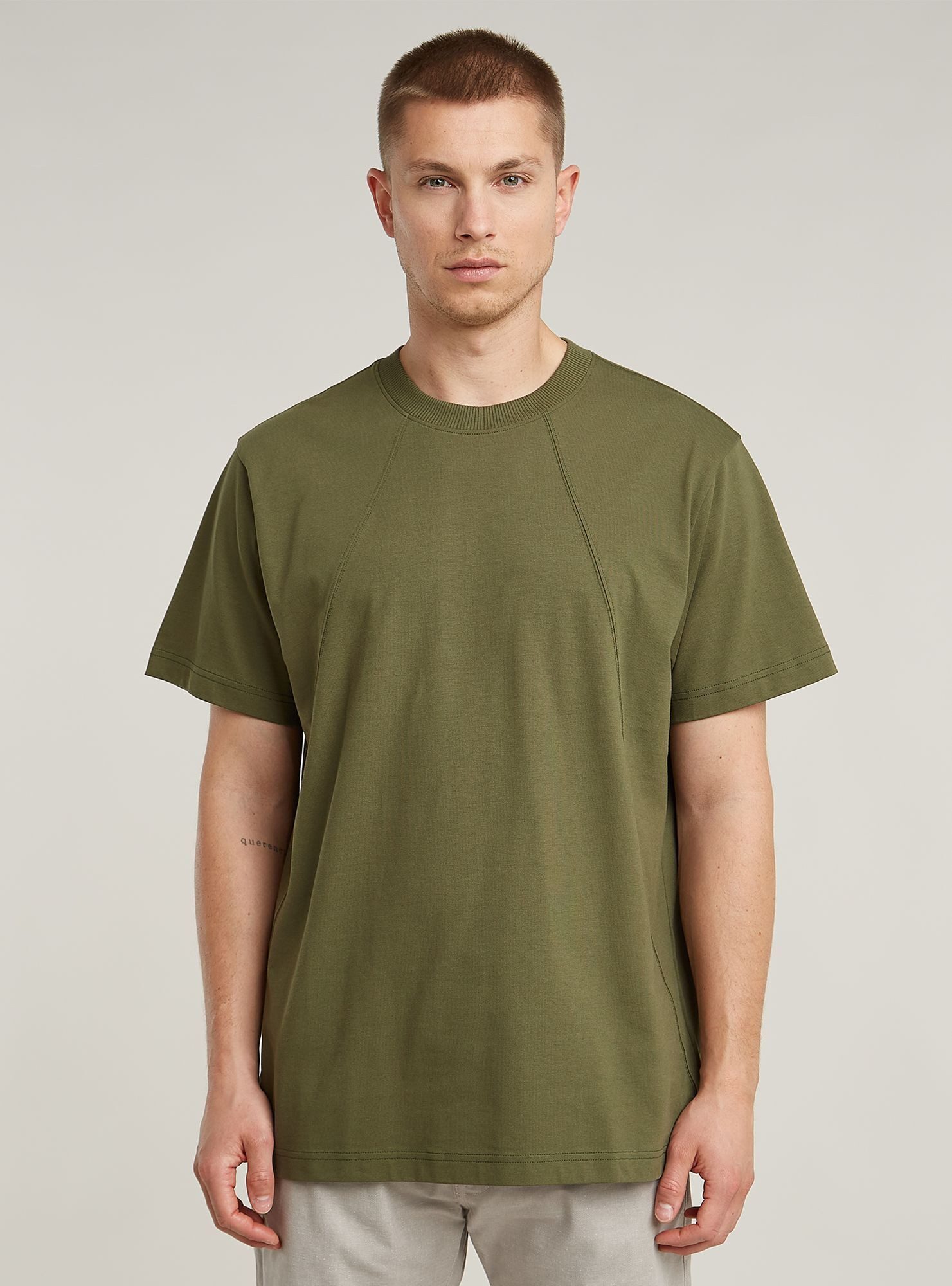 T-Shirt Seam Detail Loose T-Shirt