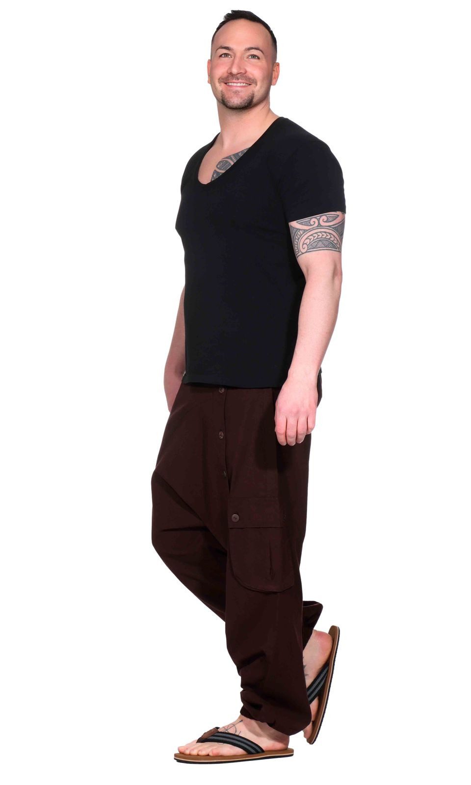 KUNST UND MAGIE Haremshose Haremhose Baggyhose Pluderhose Hippiehose Cargo Hose