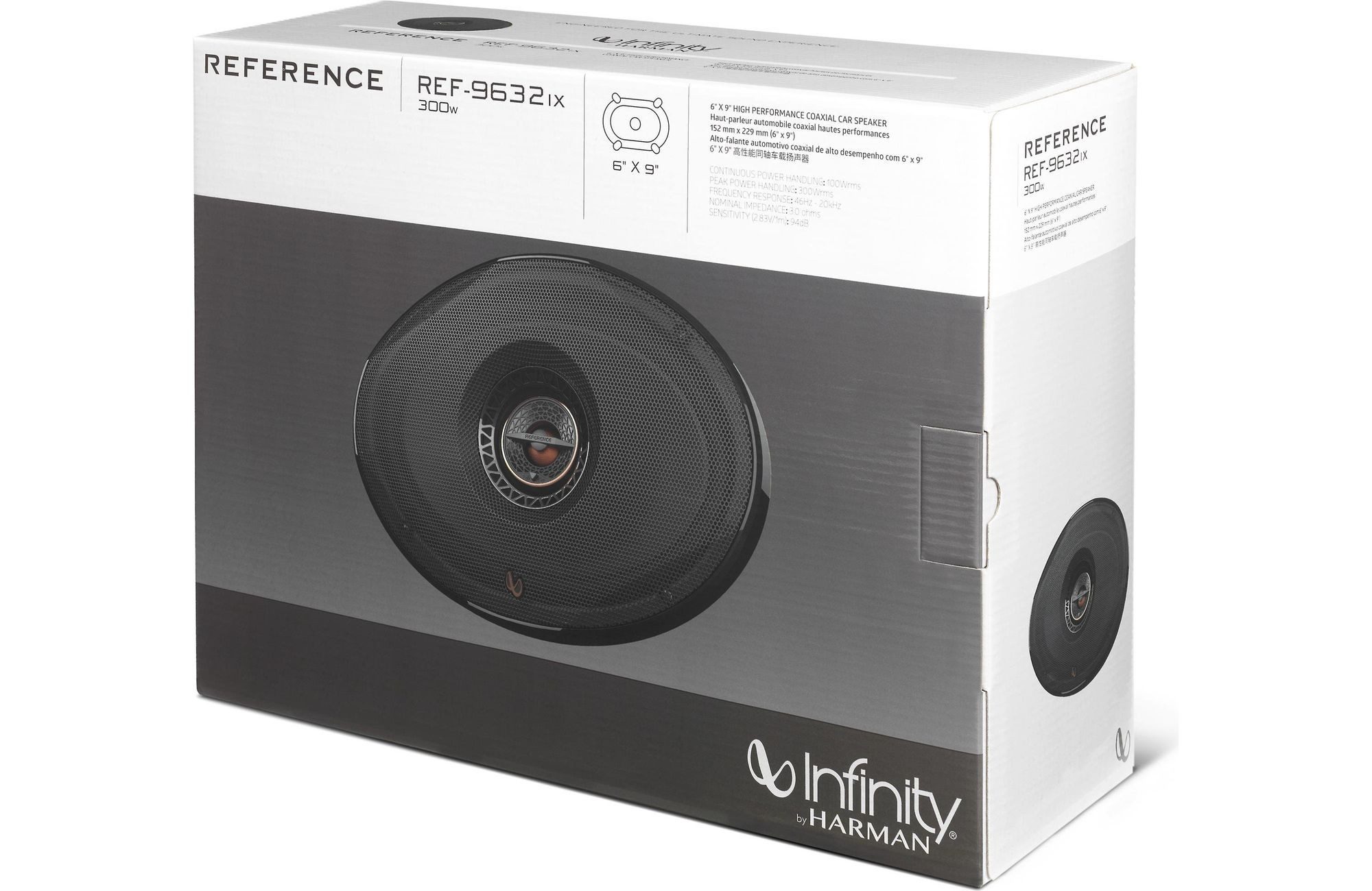 Infinity REFERENCE 9632IX 2-Wege 6x9' Oval (152mm x 230mm) Auto-Lautsprecher (100 W)