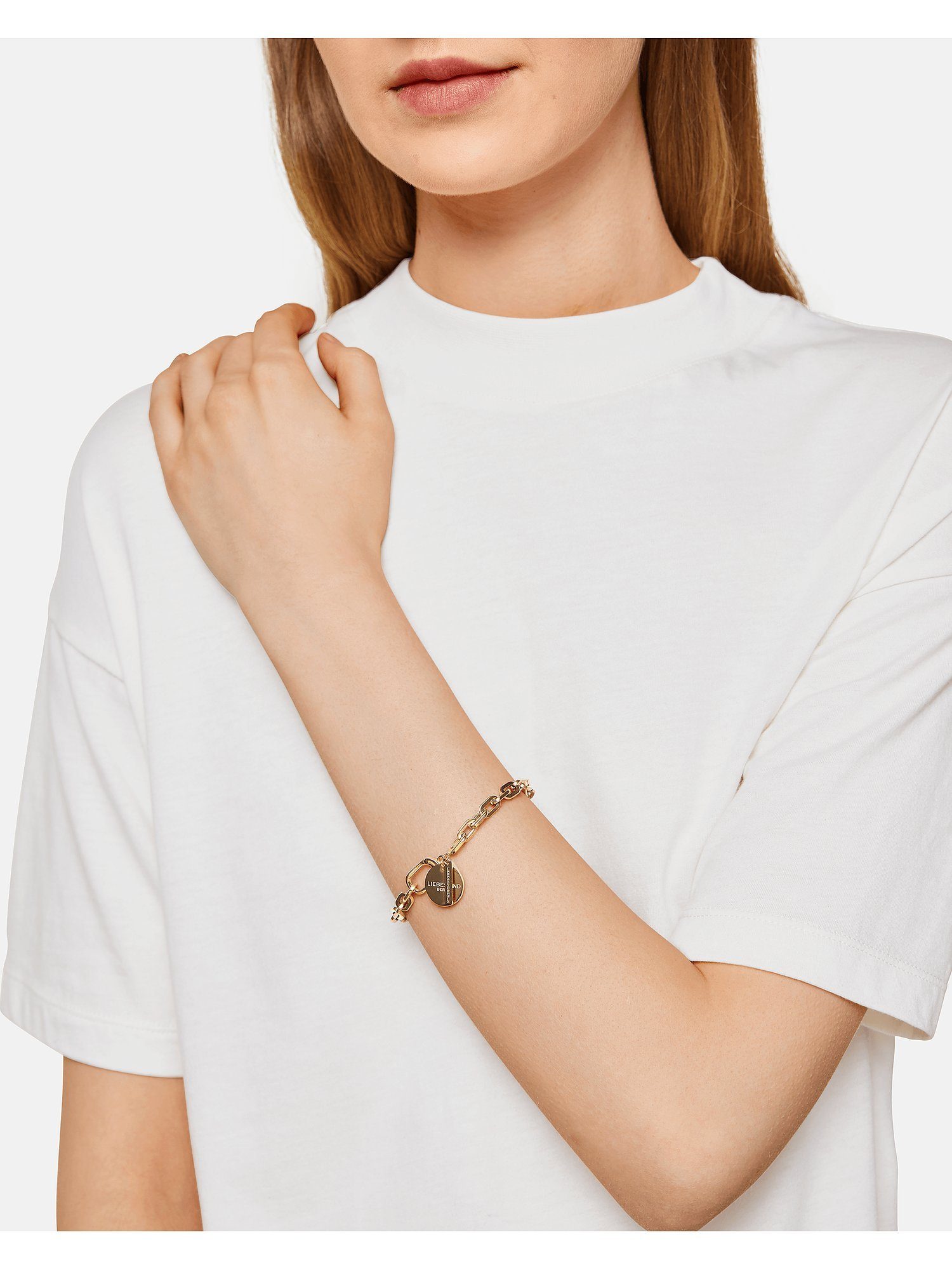 Liebeskind Berlin Edelstahlarmband Liebeskind Damen-Armband Edelstahl, Modern