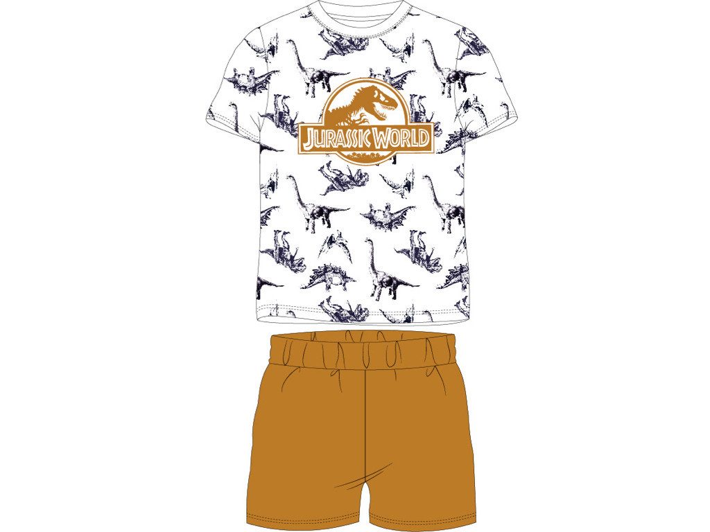 Jurassic World Shorty kurzer Schlafanzug Pyjama Dinosaurier Dino günstig online kaufen
