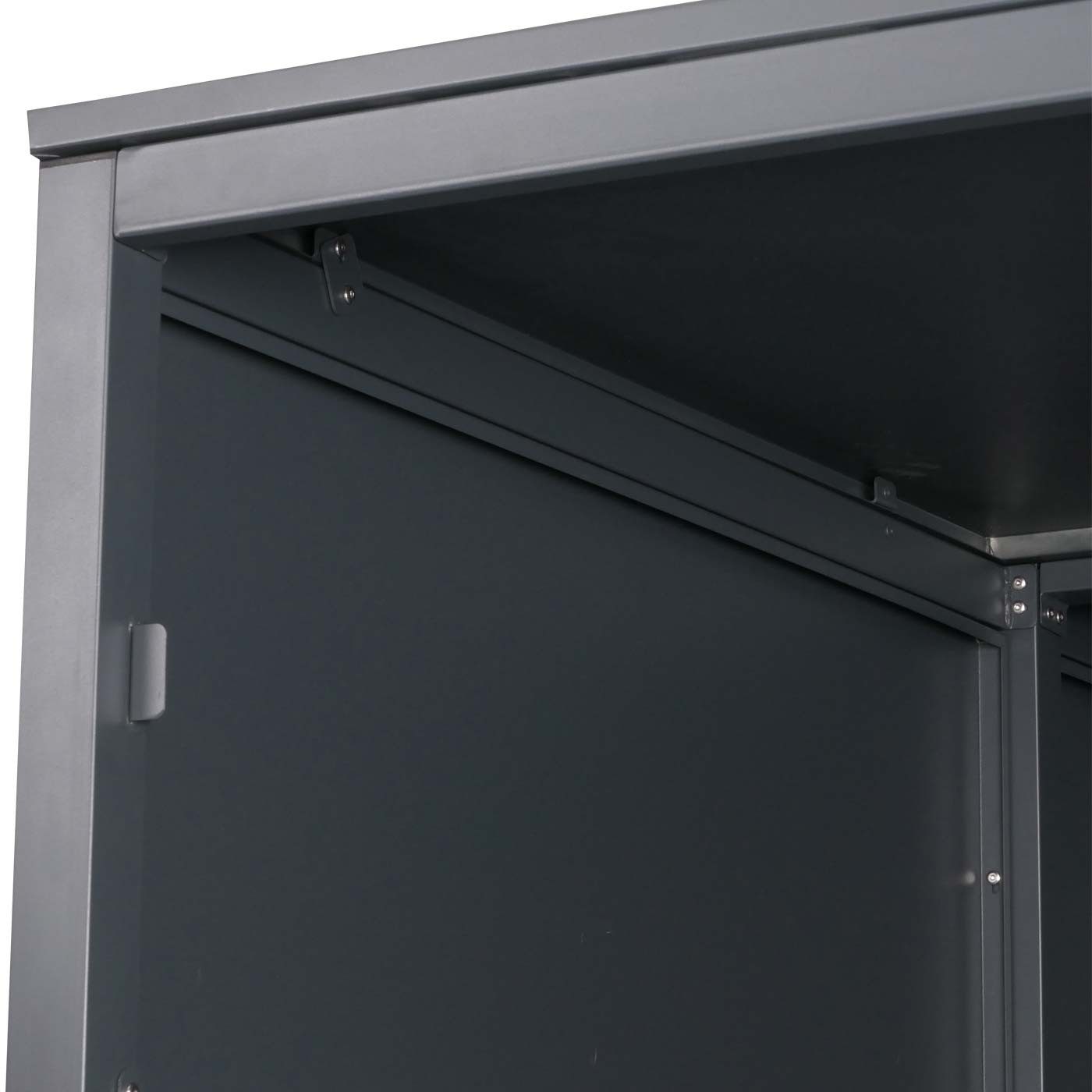 PROREGAL® Fahrradbox Fahrradgarage, verschiedenen Ausführungen, abschließbar, stabil, robust, abschließbar und flexibel montierbar – Bild 4 von 5