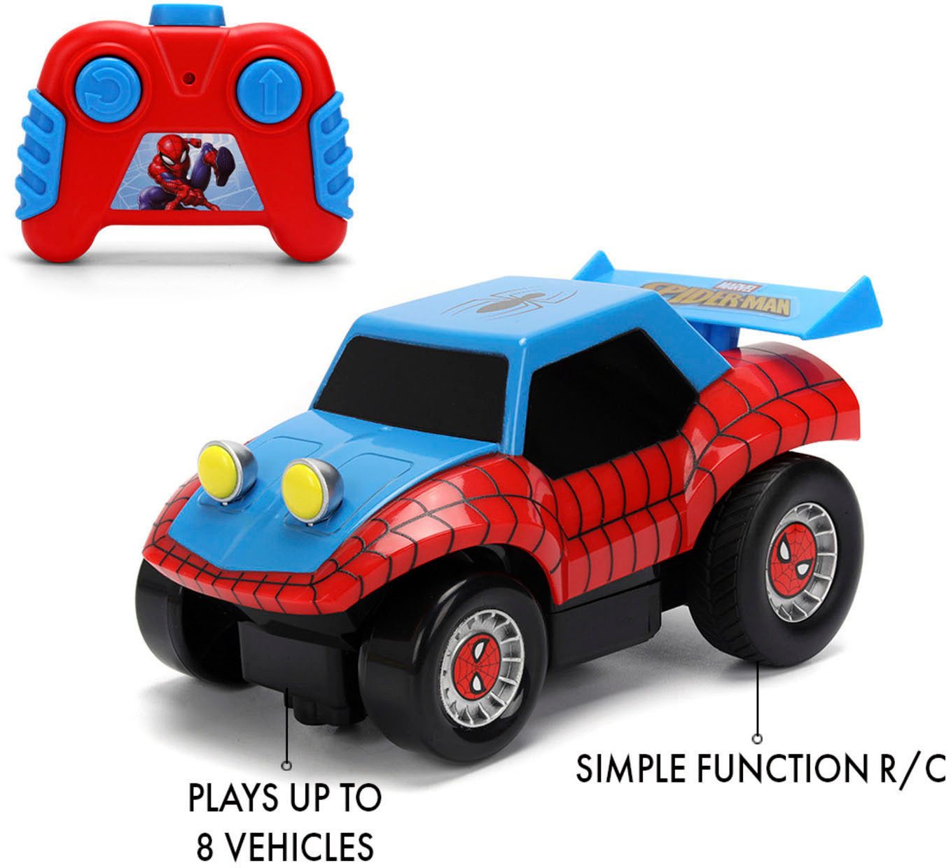 JADA RC-Auto RC Spider-Man Buggy 1:32